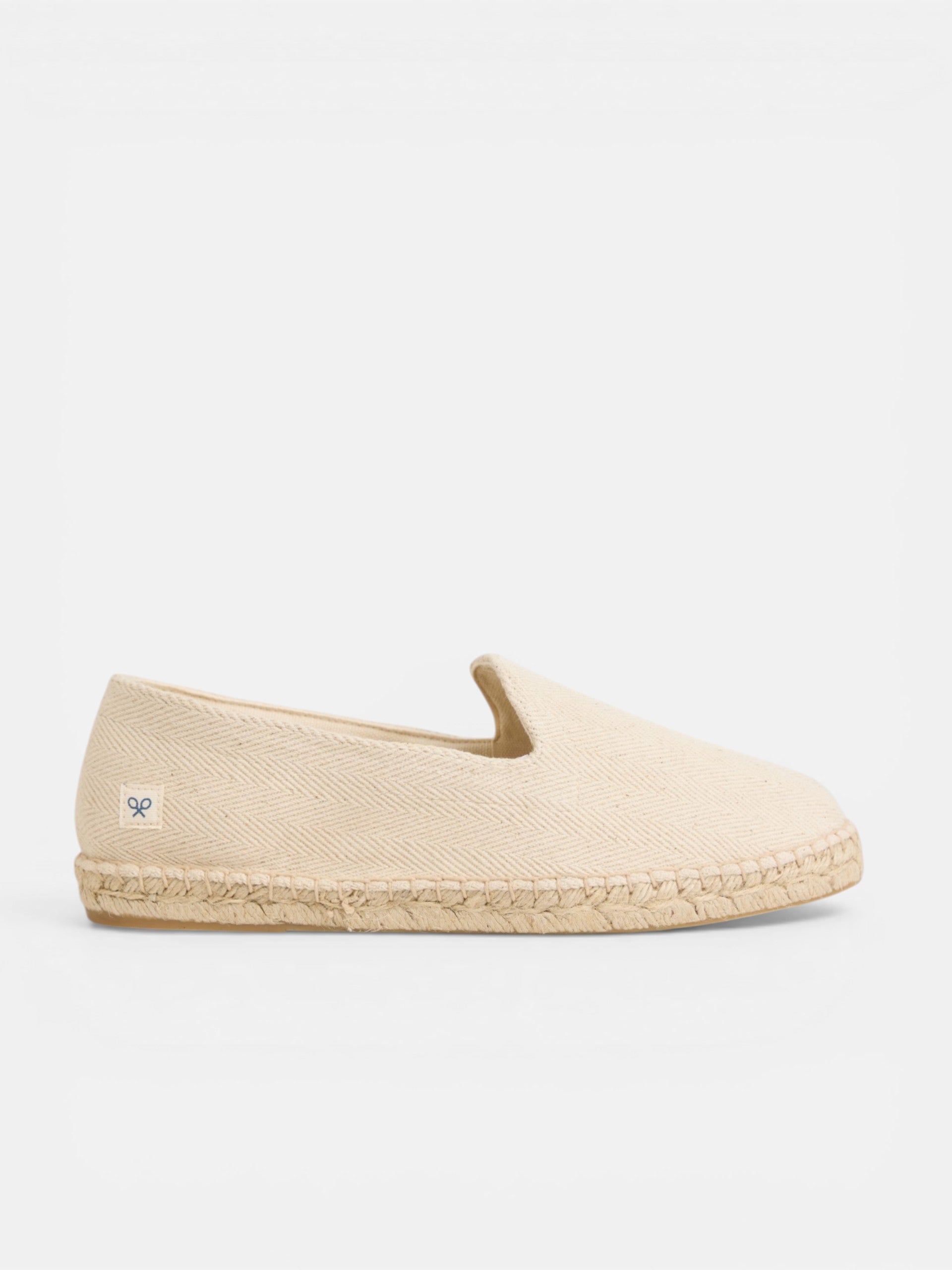Espadrille mini-patch beige