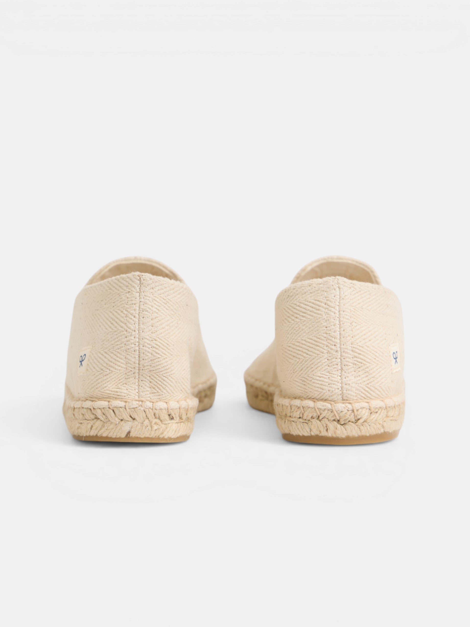 Espadrille mini-patch beige