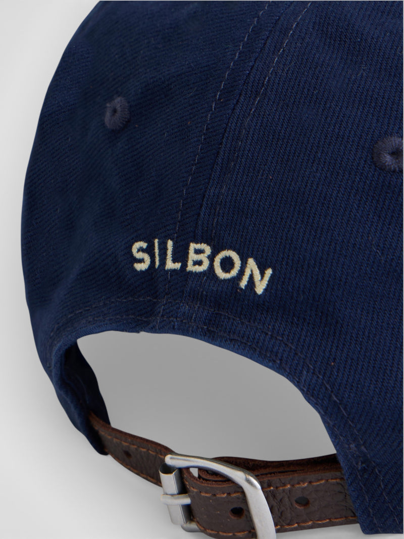 Gorra logo medio azul marino