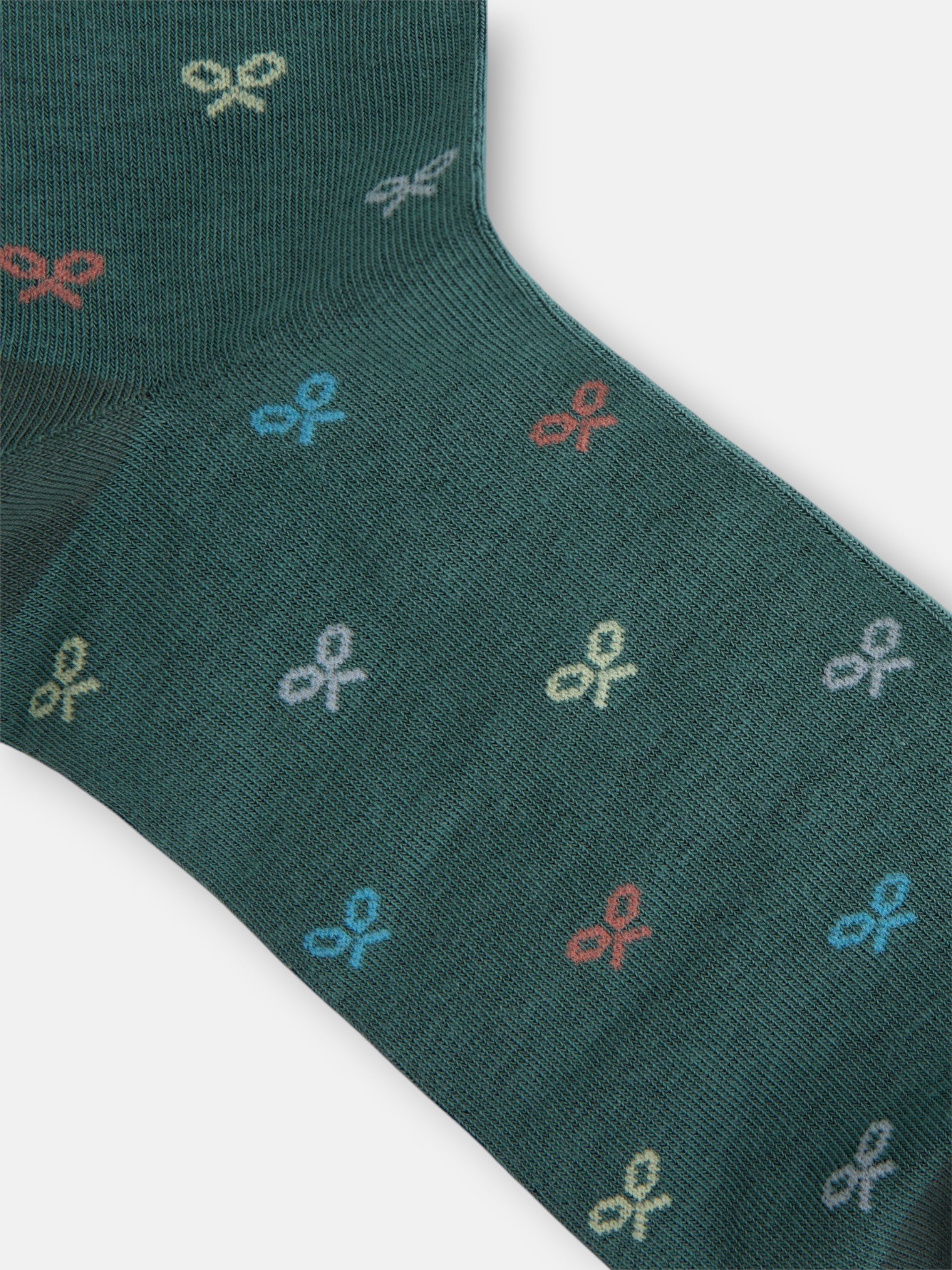 Multiracket socks in green colors