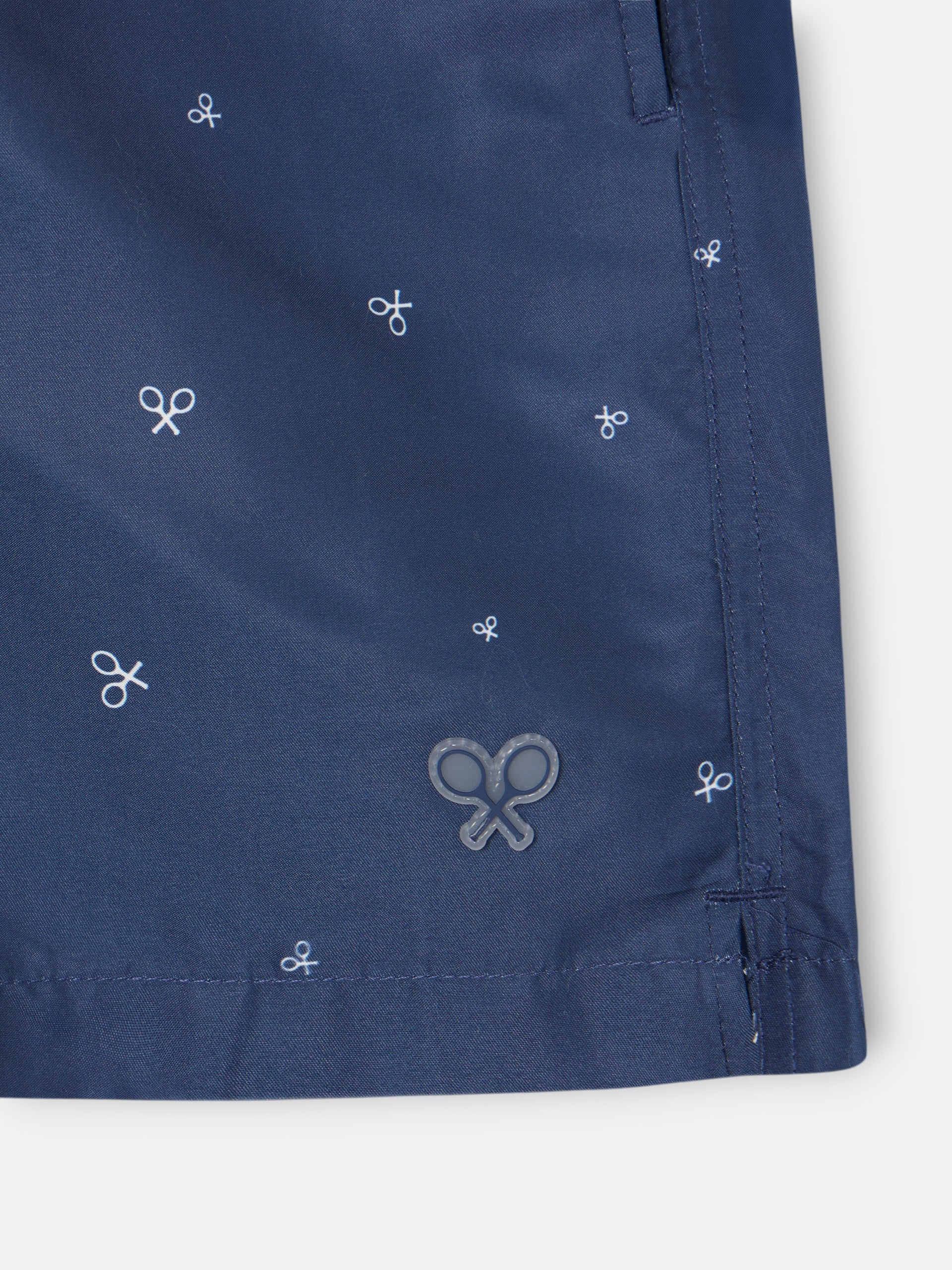 Navy blue mini rackets swimsuit