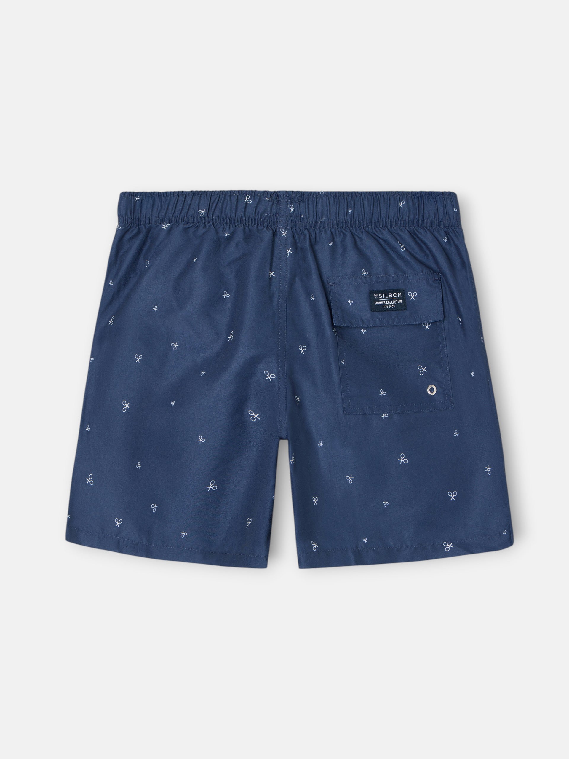 Navy blue mini rackets swimsuit