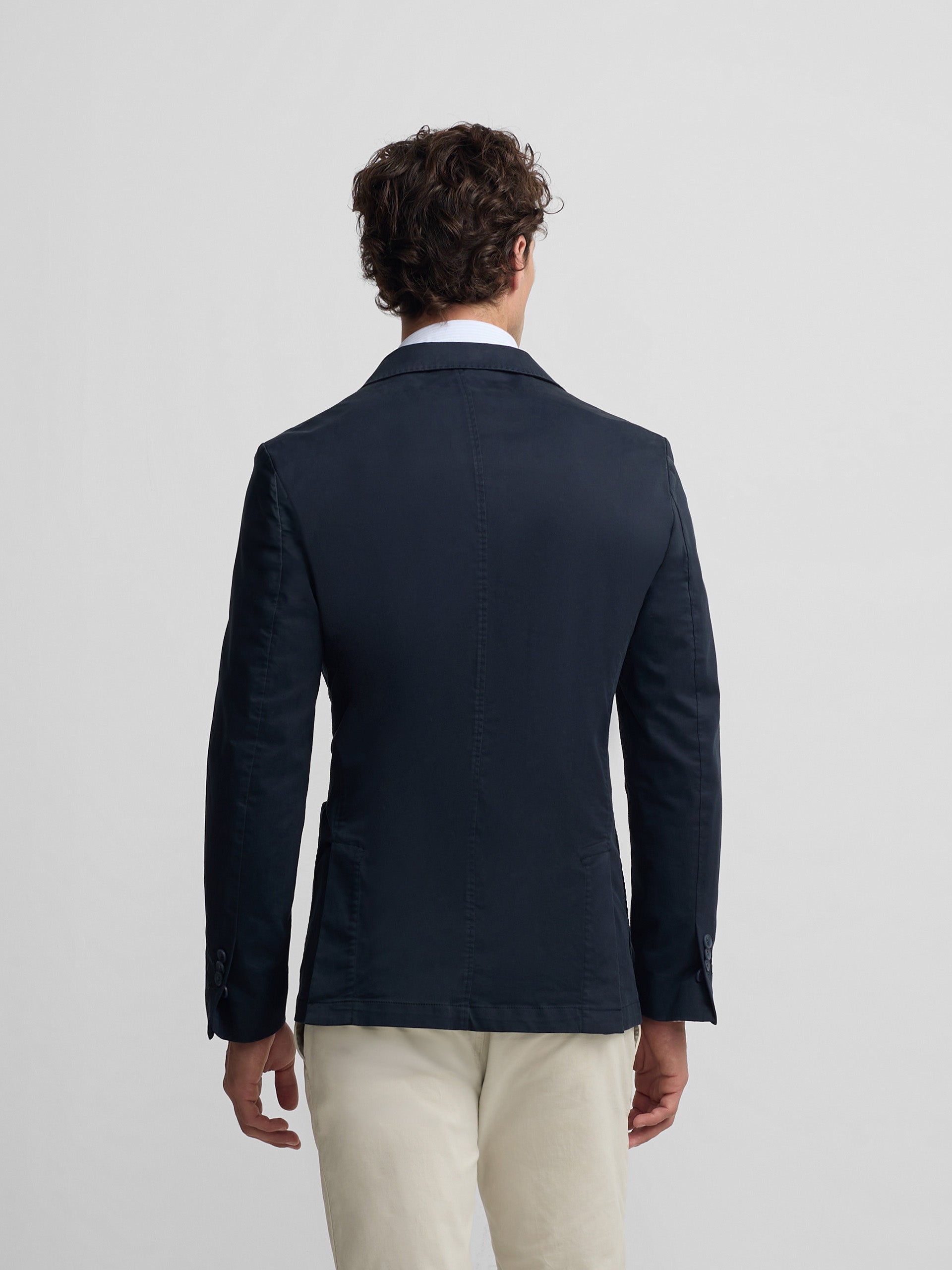 Veste décontractée bleu marine