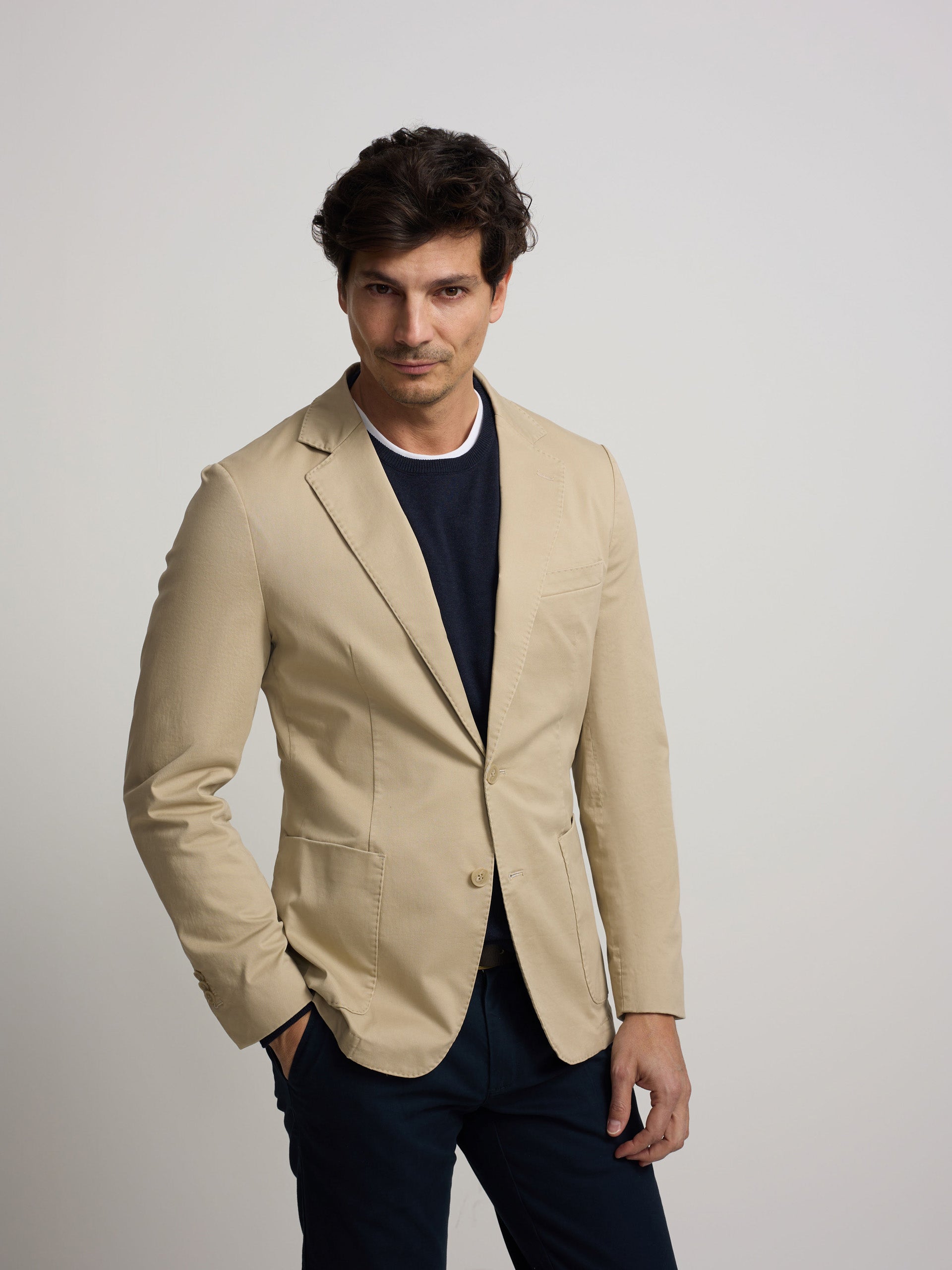 Blazer casual bege
