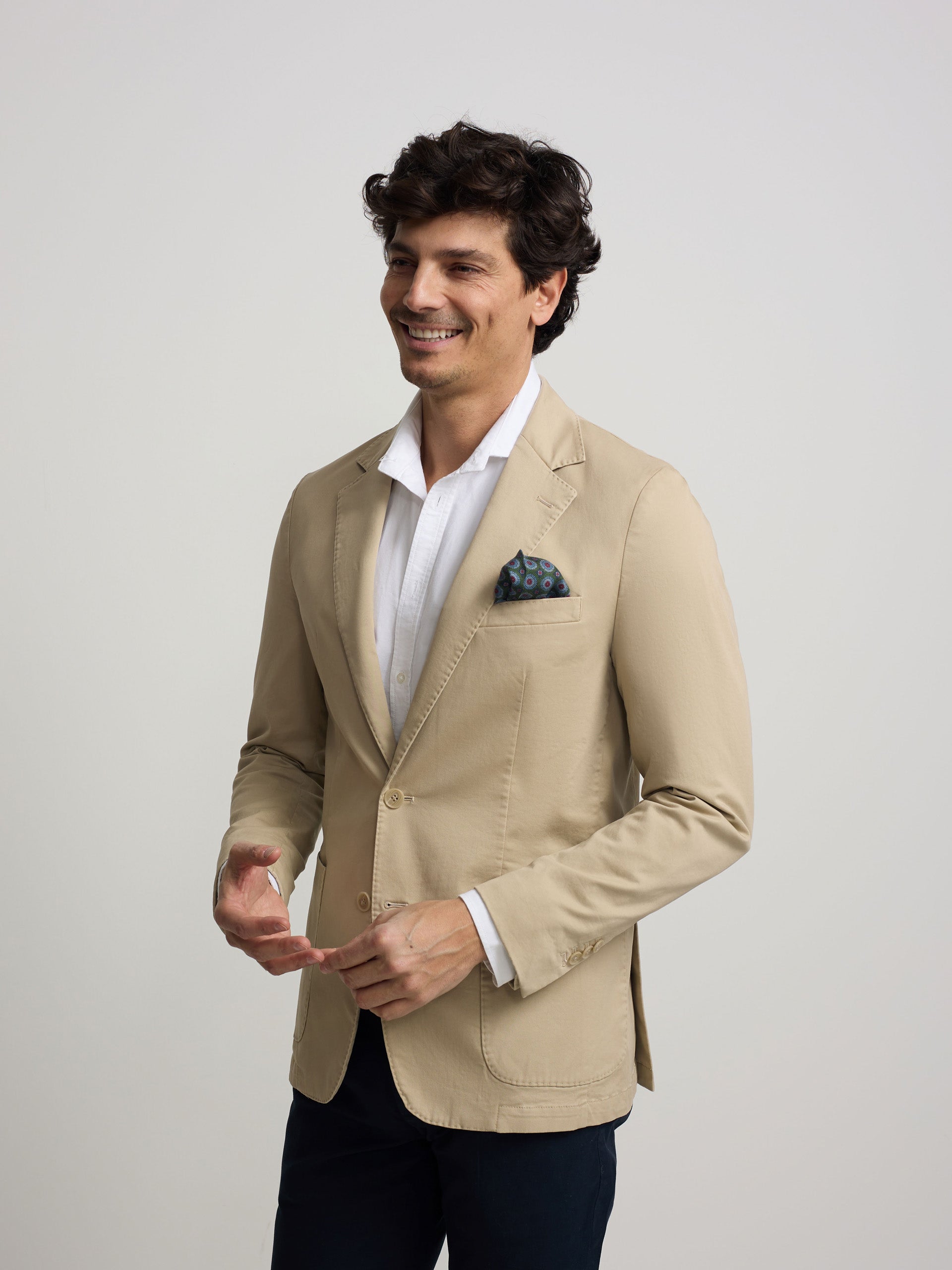 Blazer casual bege