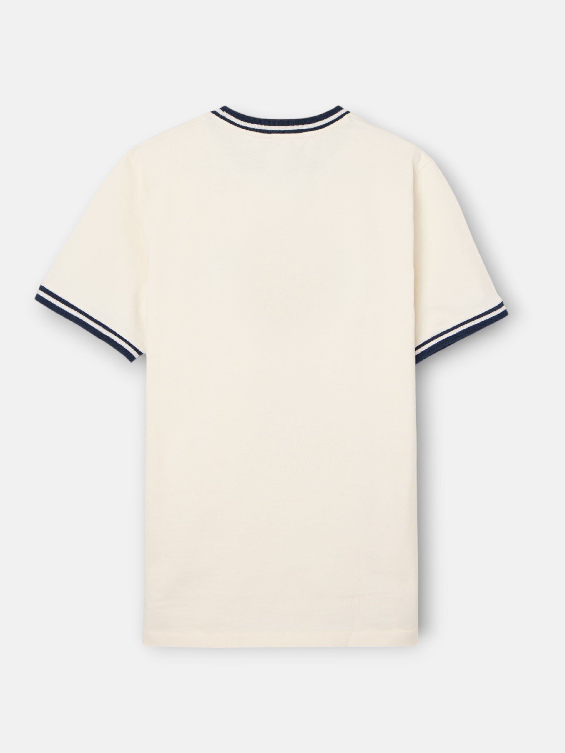 Camiseta good habits crema azul marino