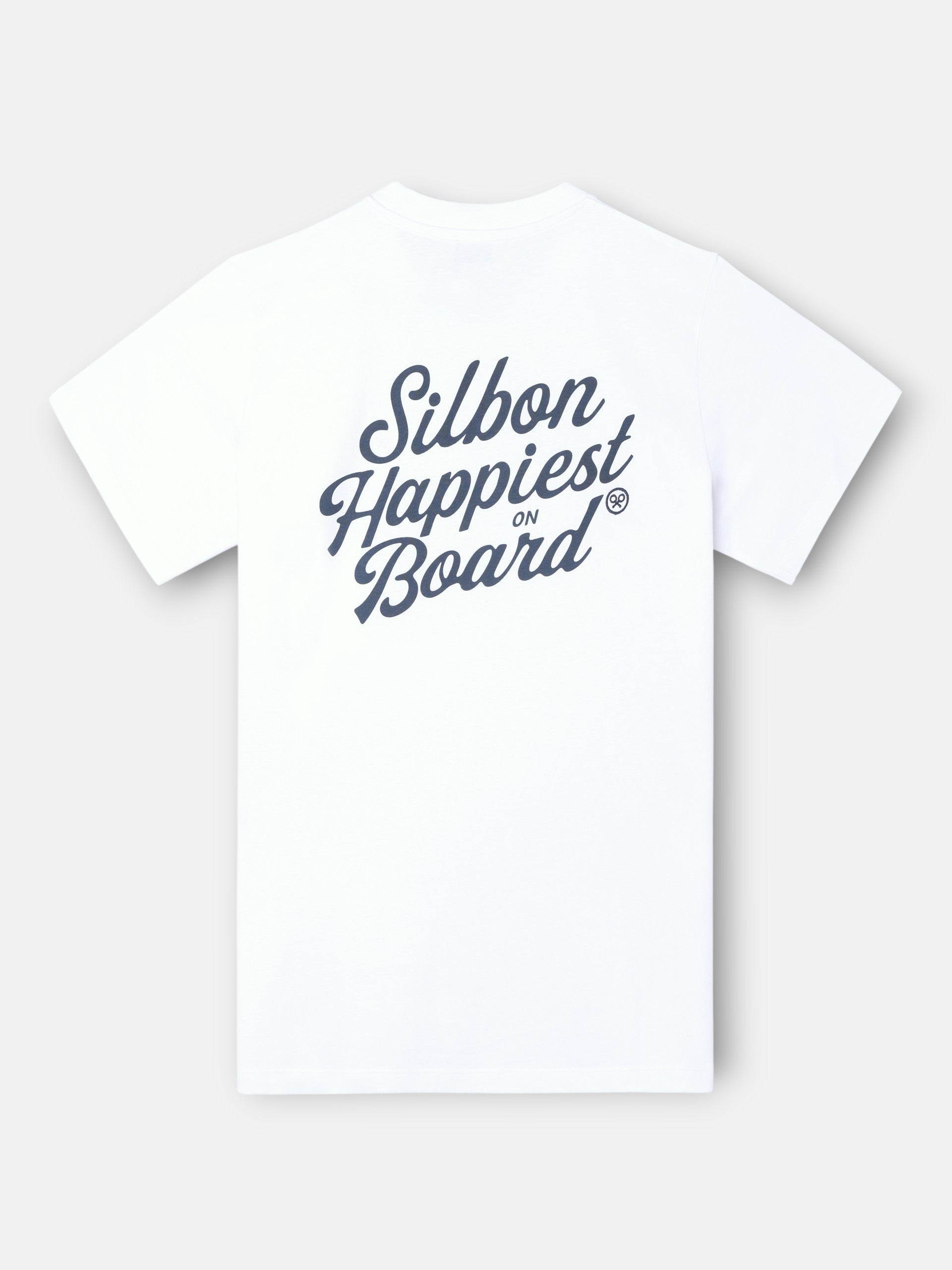 Camiseta Silbon happiest branco