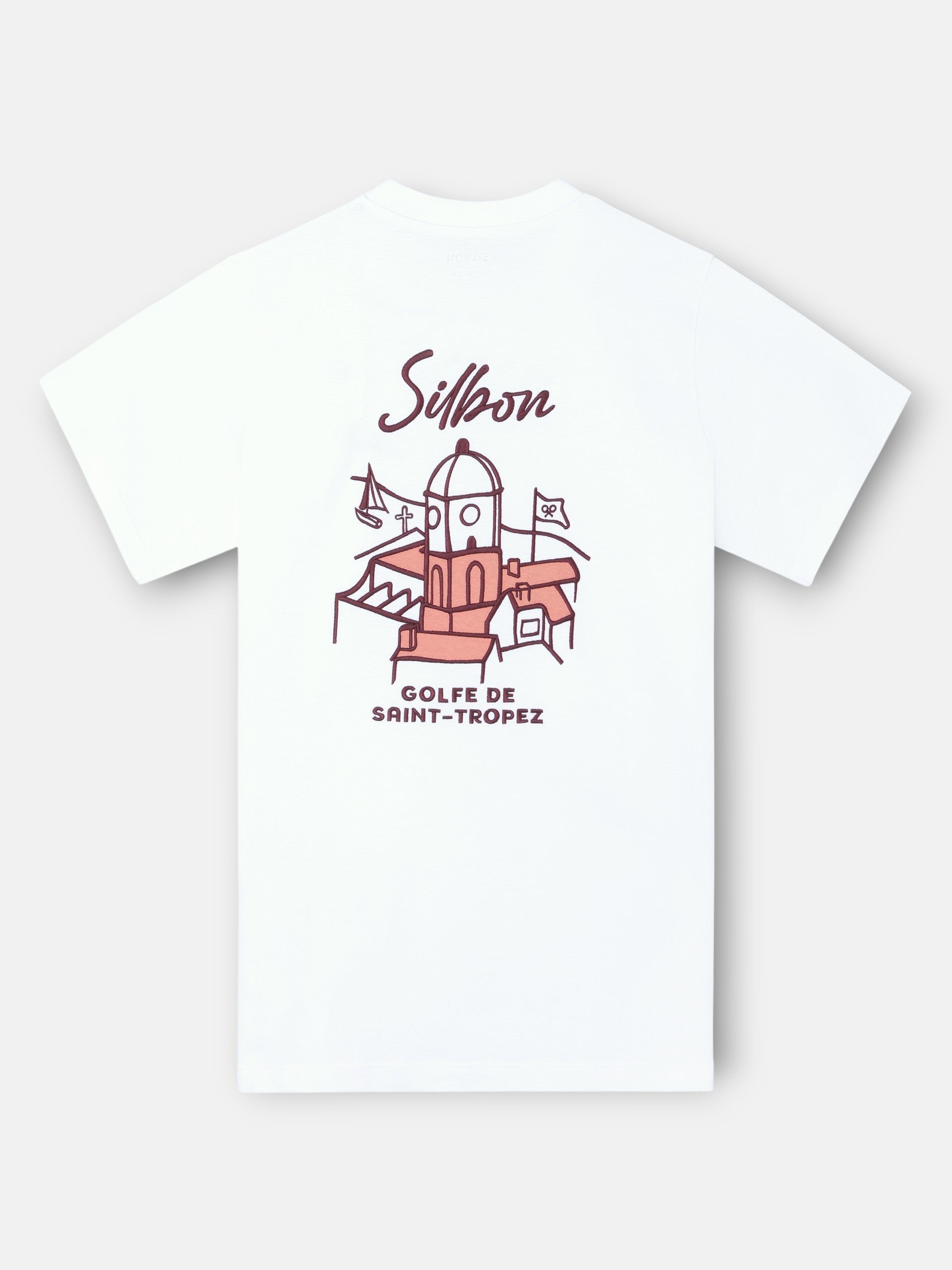 T-shirt Golf de Saint-Tropez blanc