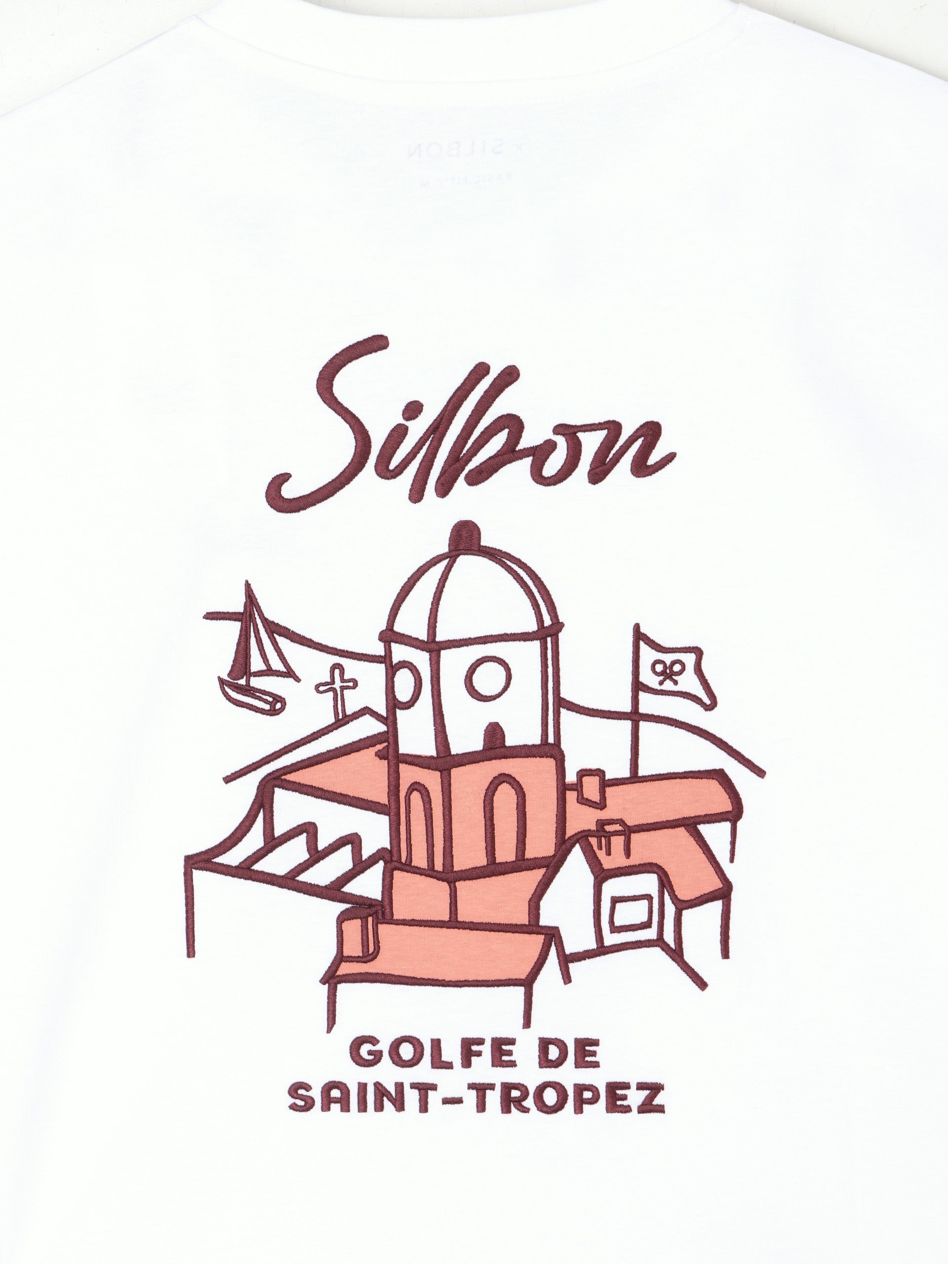 T-shirt Golf de Saint-Tropez blanc