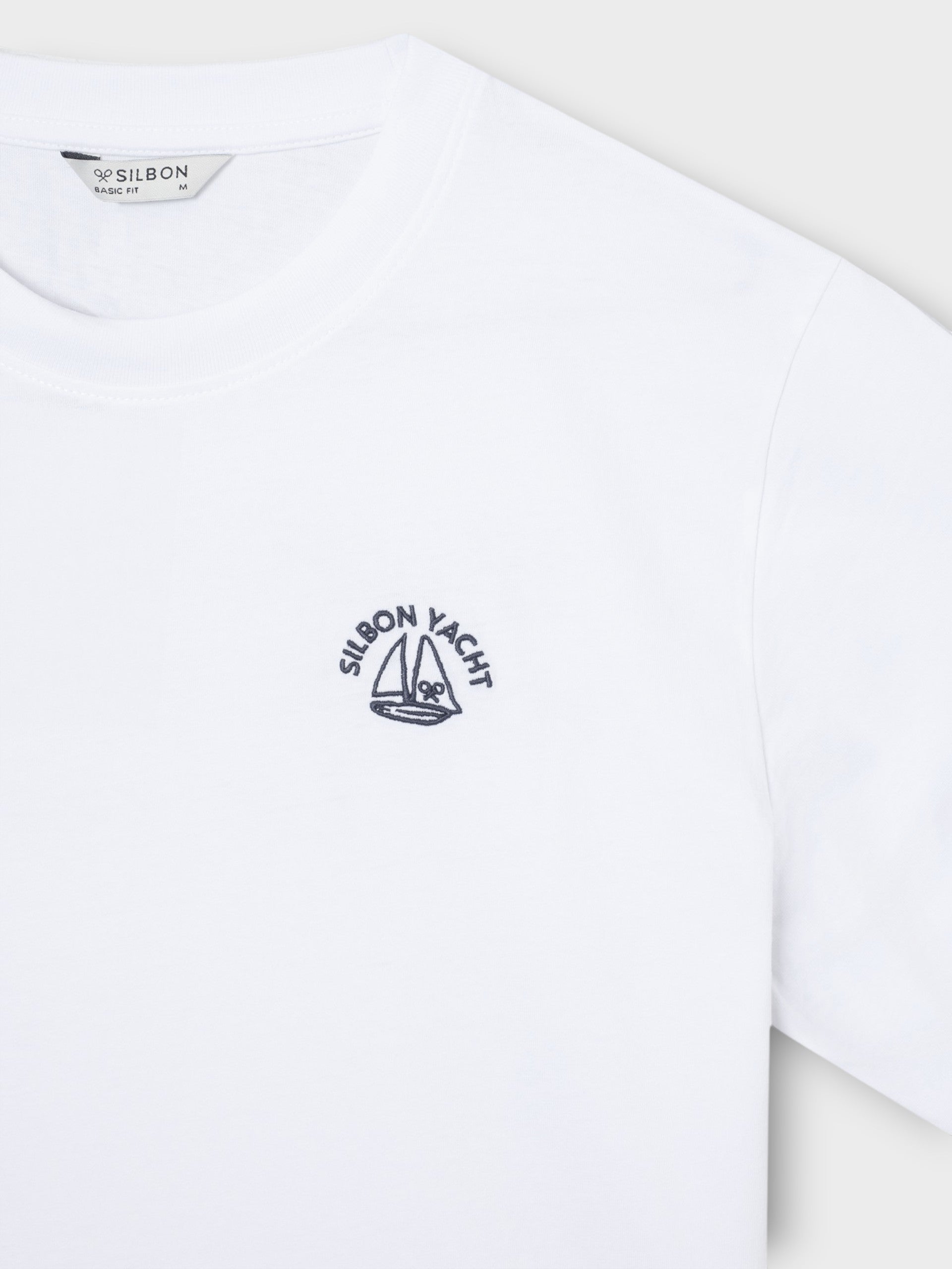 T-shirt Silbon Yacht blanche