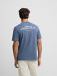 T-shirt Silbon club Saint Tropez bleu marine