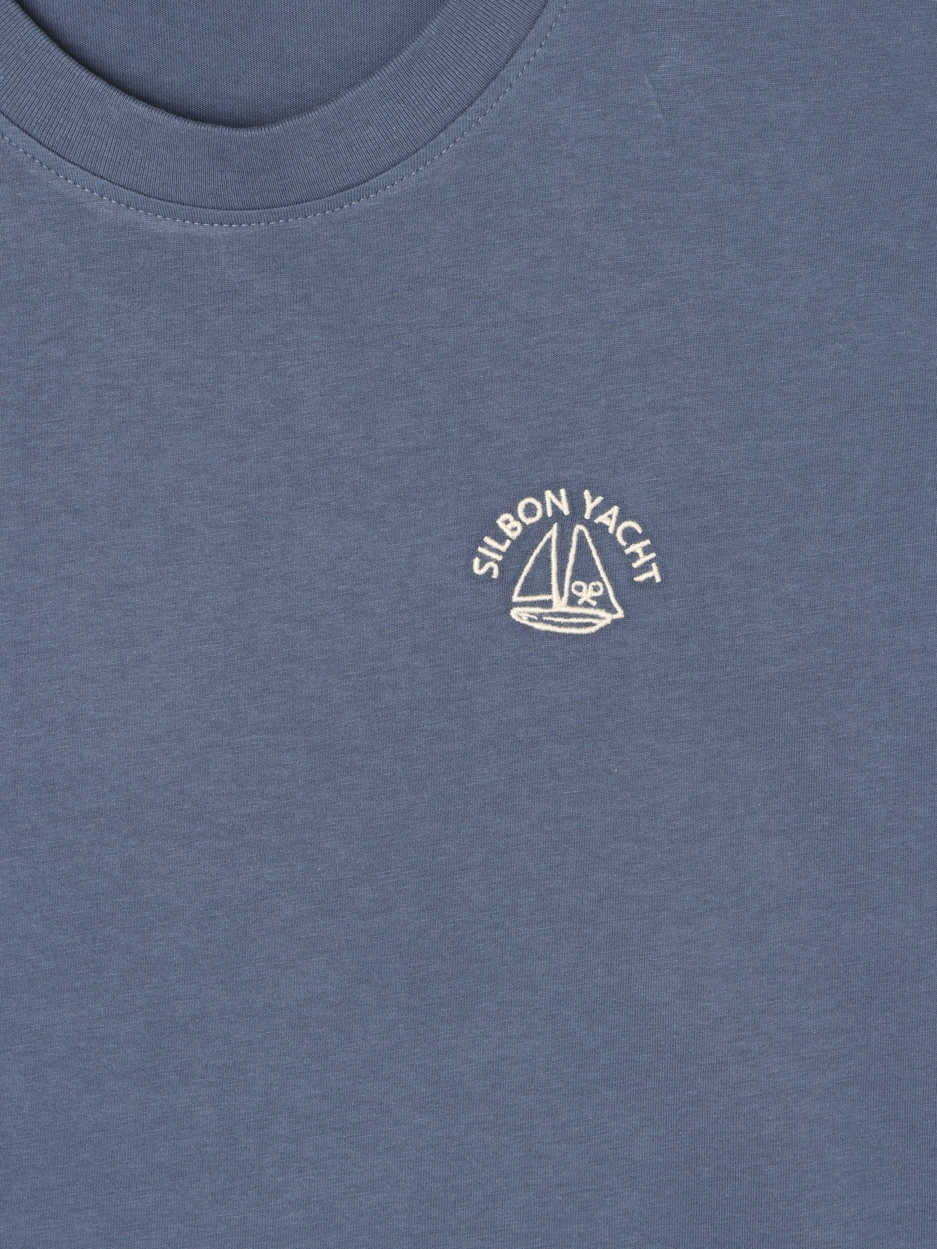 Camiseta Silbon Yacht azul indigo