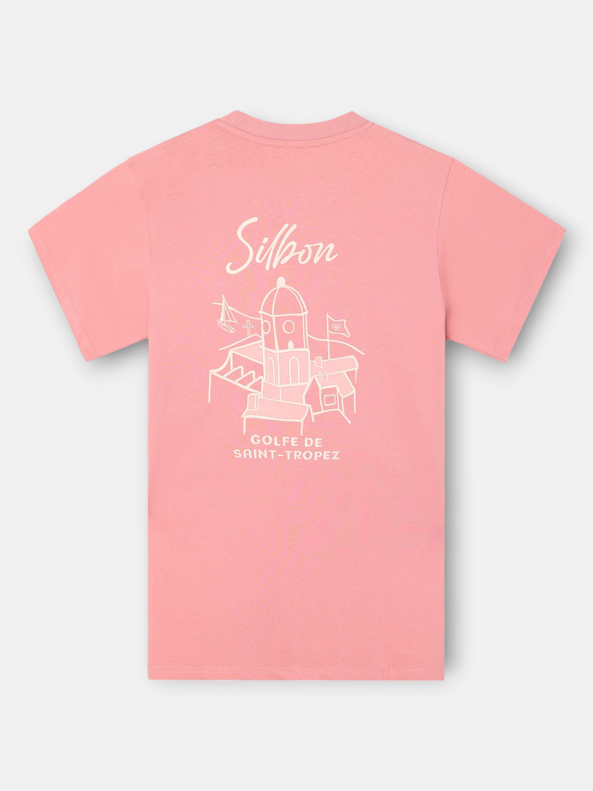 T-shirt Golf de Saint-Tropez corail
