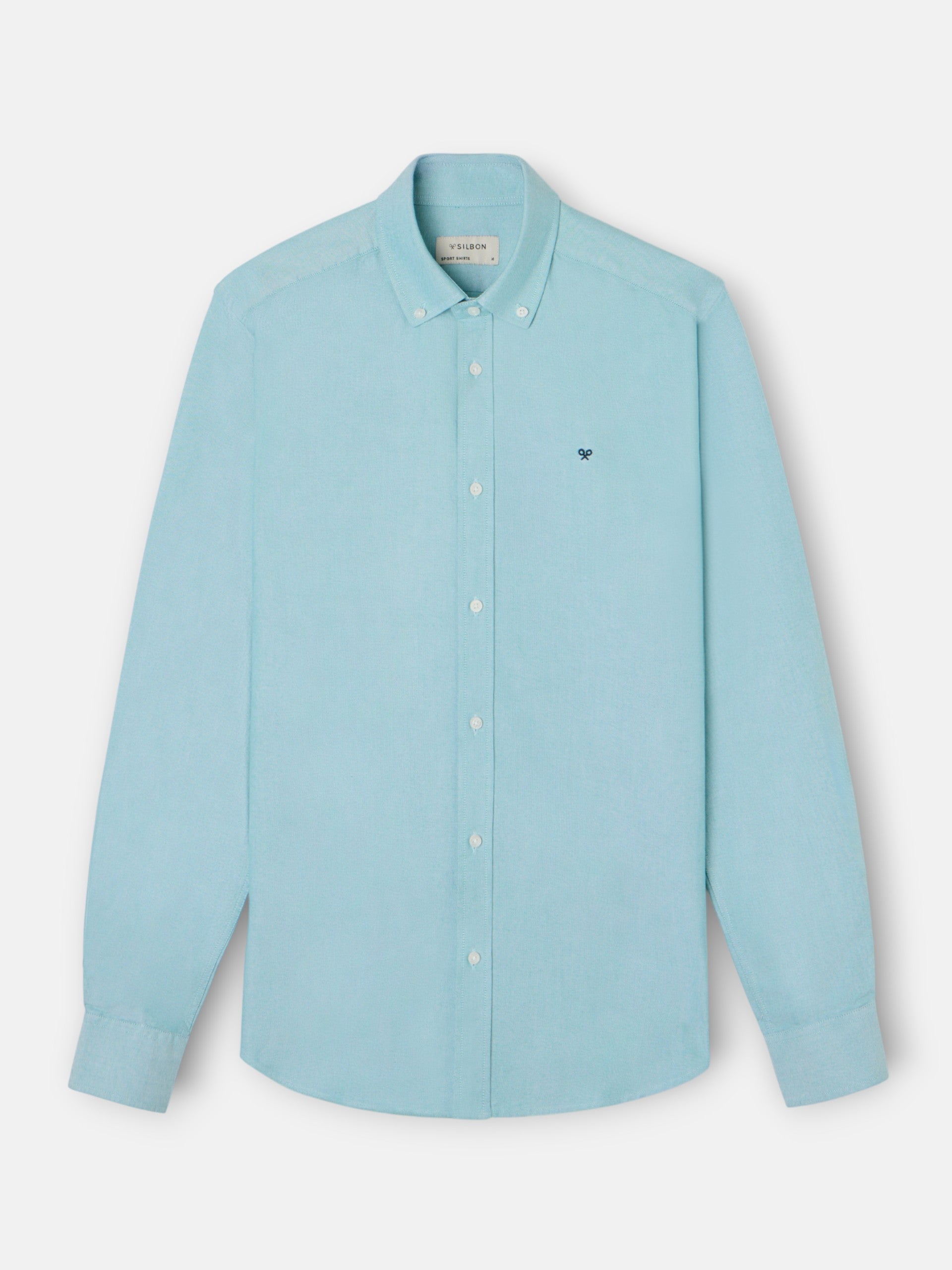 Camisa sport oxford verde medio