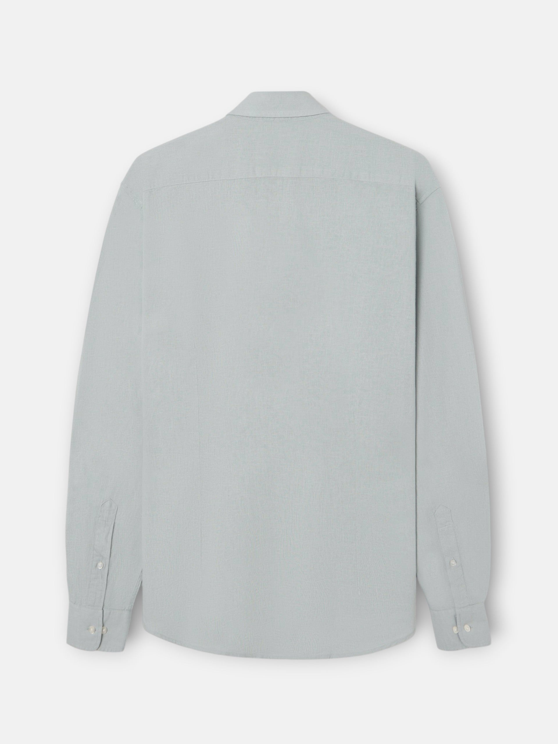 Camisa desportiva de linho verde claro