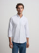 Camisa sport oxford raya media verde claro