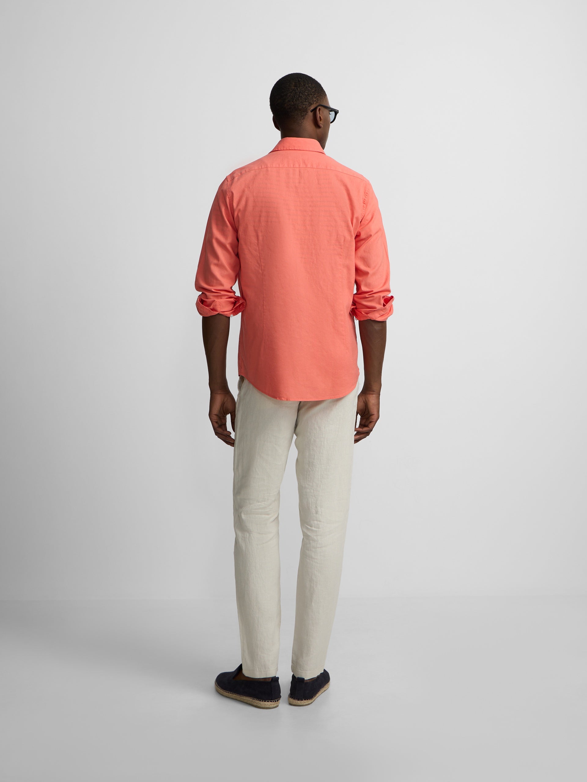 Camisa sport summer linho coral