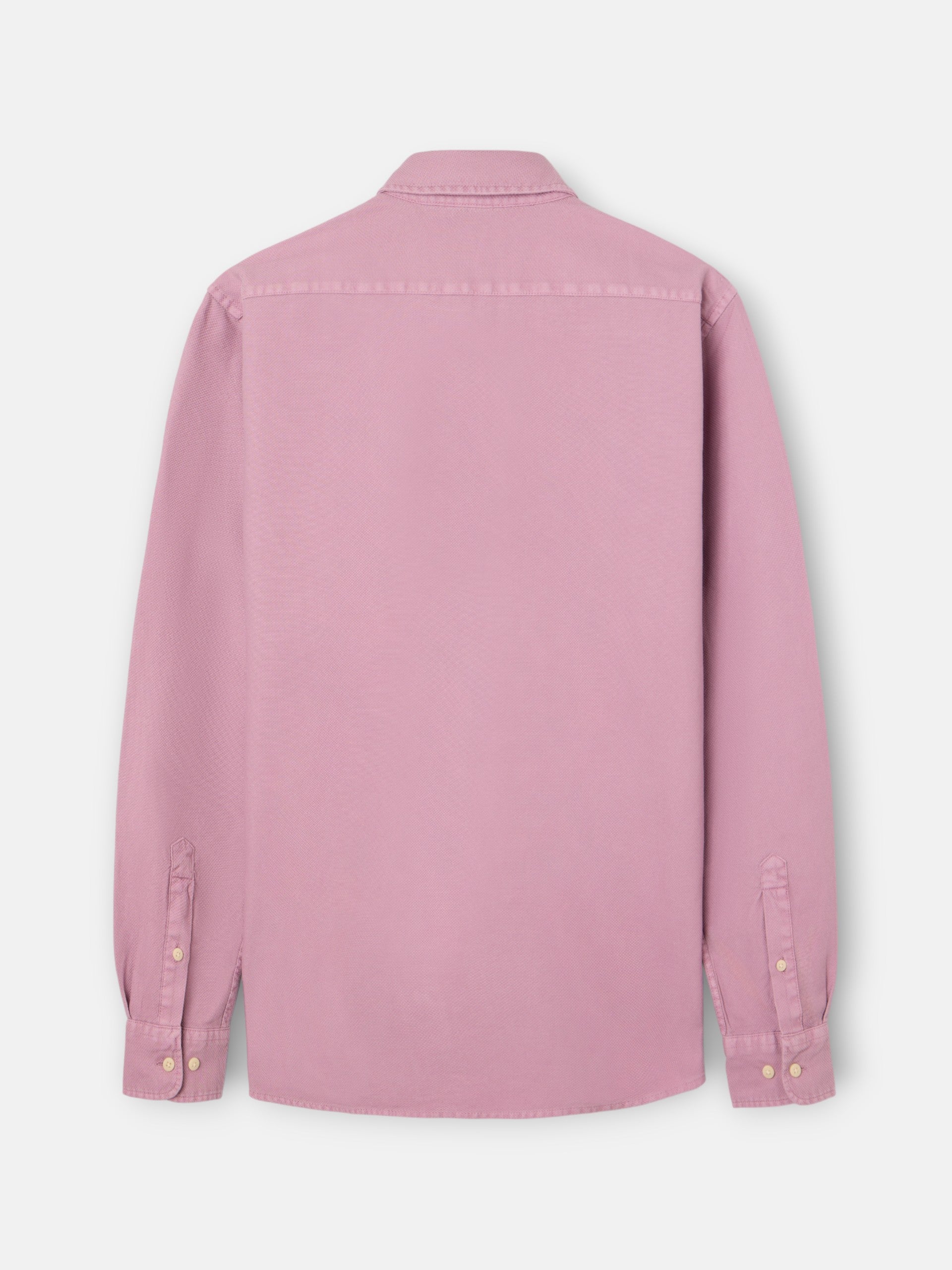 Purple logo structured sport shirt