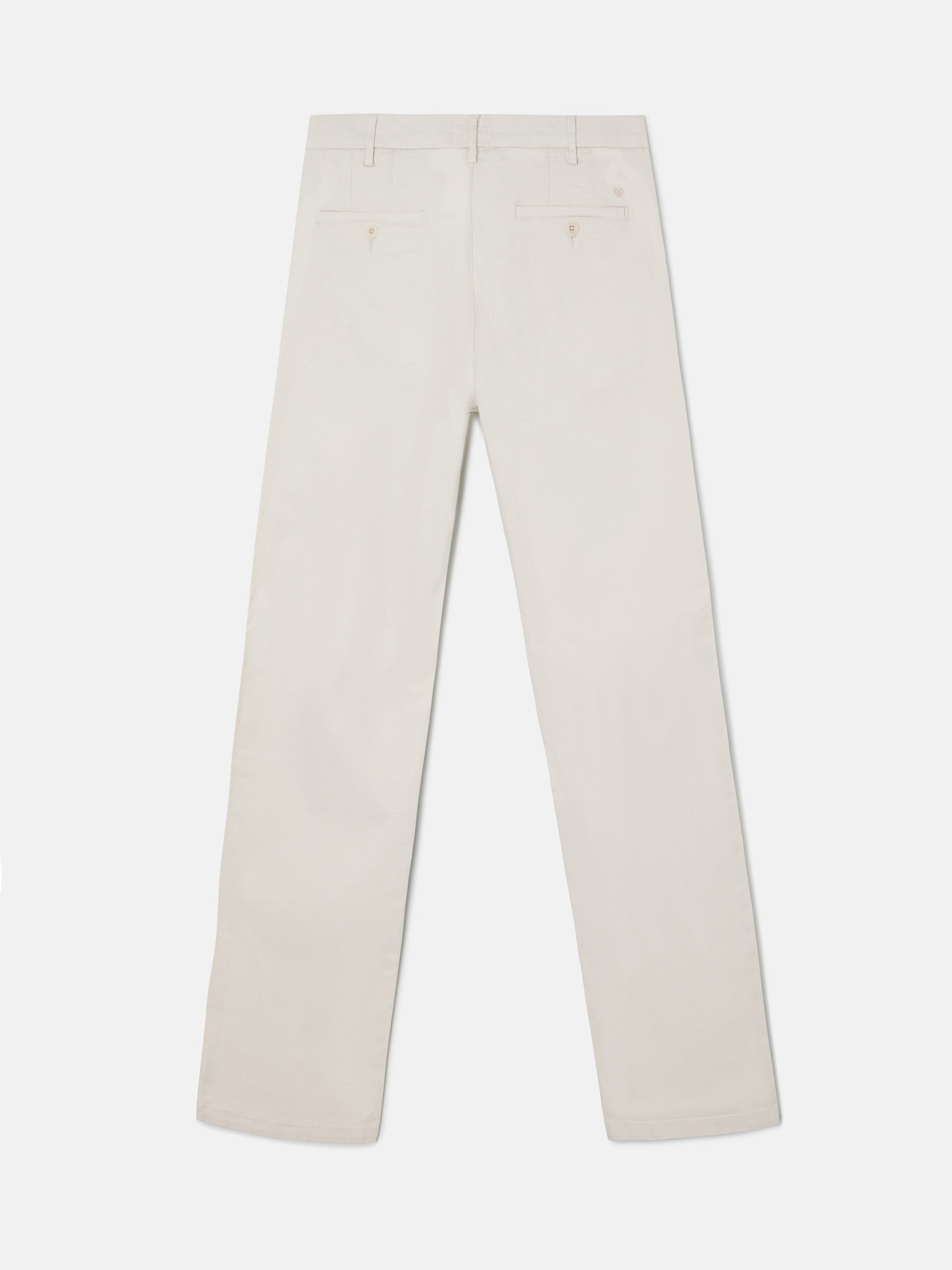 Pantalon chino sport à pinces pierre