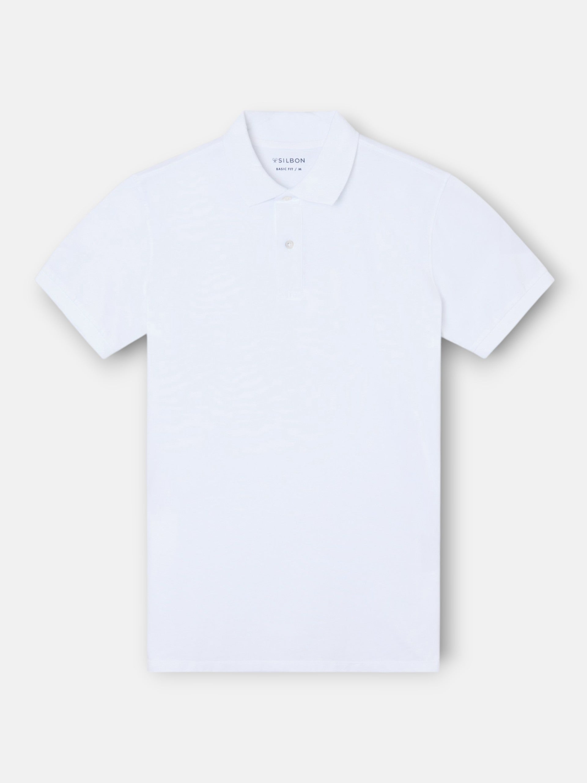 White sport polo