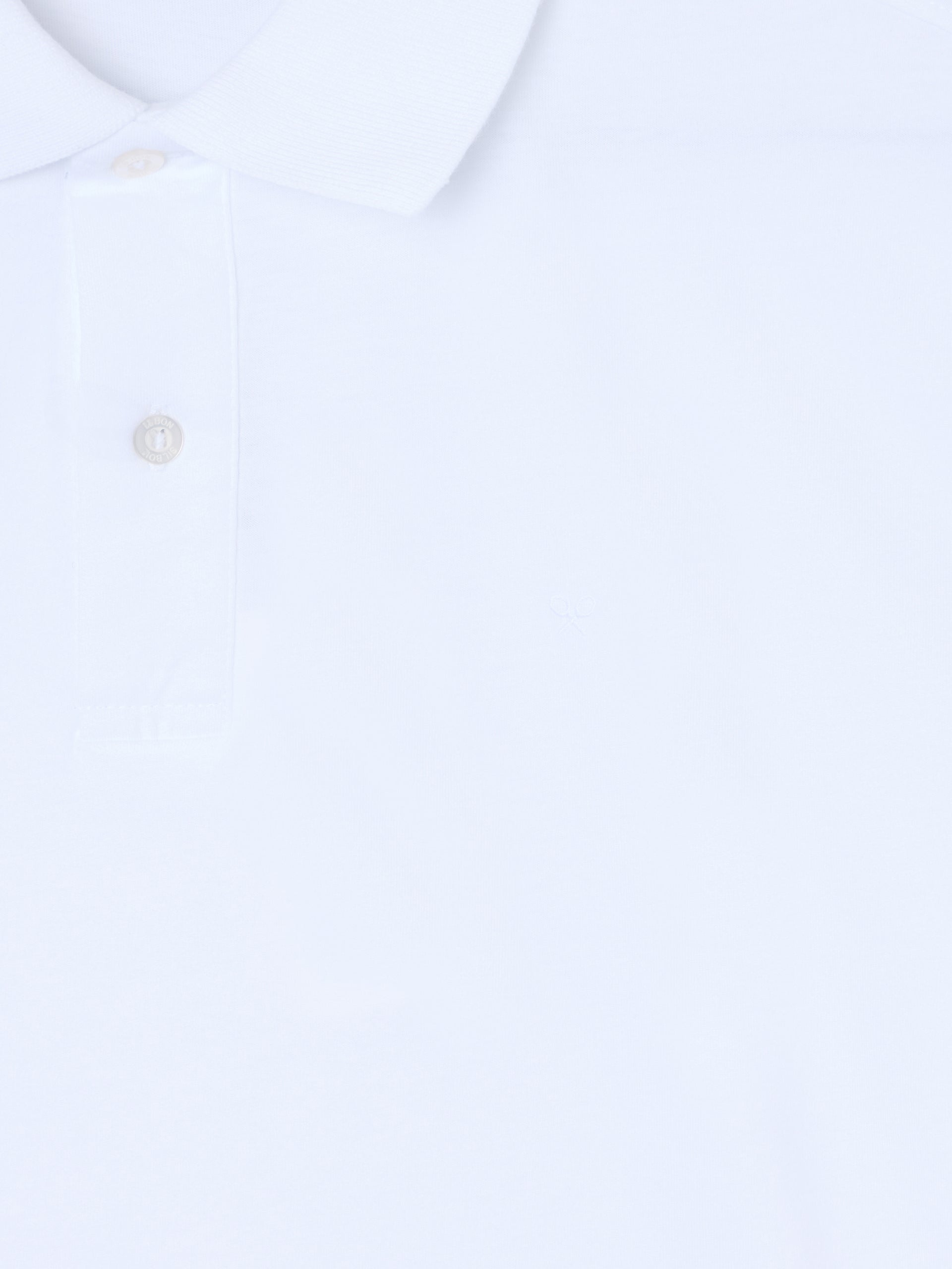 White sport polo