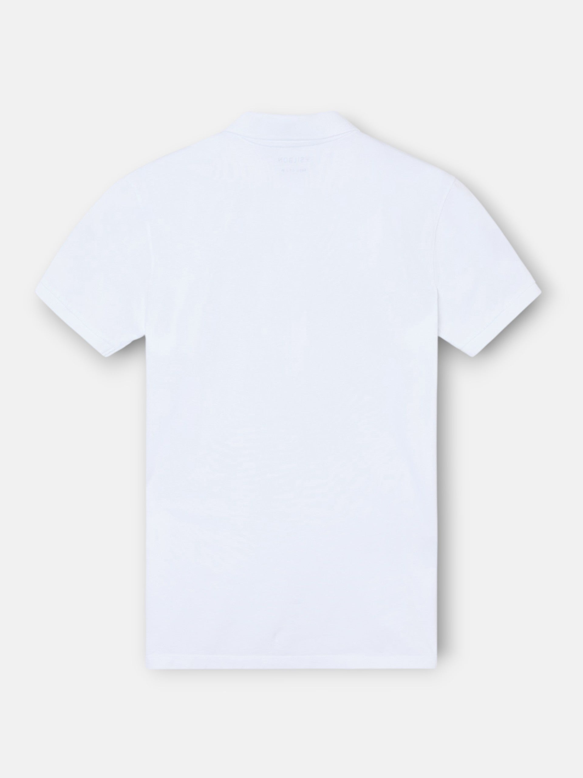 White sport polo