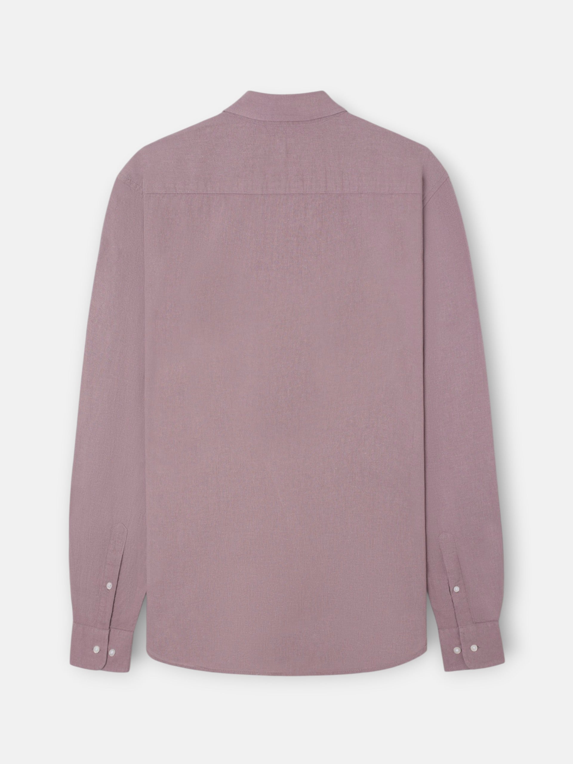 Polo sport en lin bordeaux