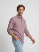Polo sport en lin bordeaux