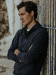 Navy blue cruise half-zip sweatshirt
