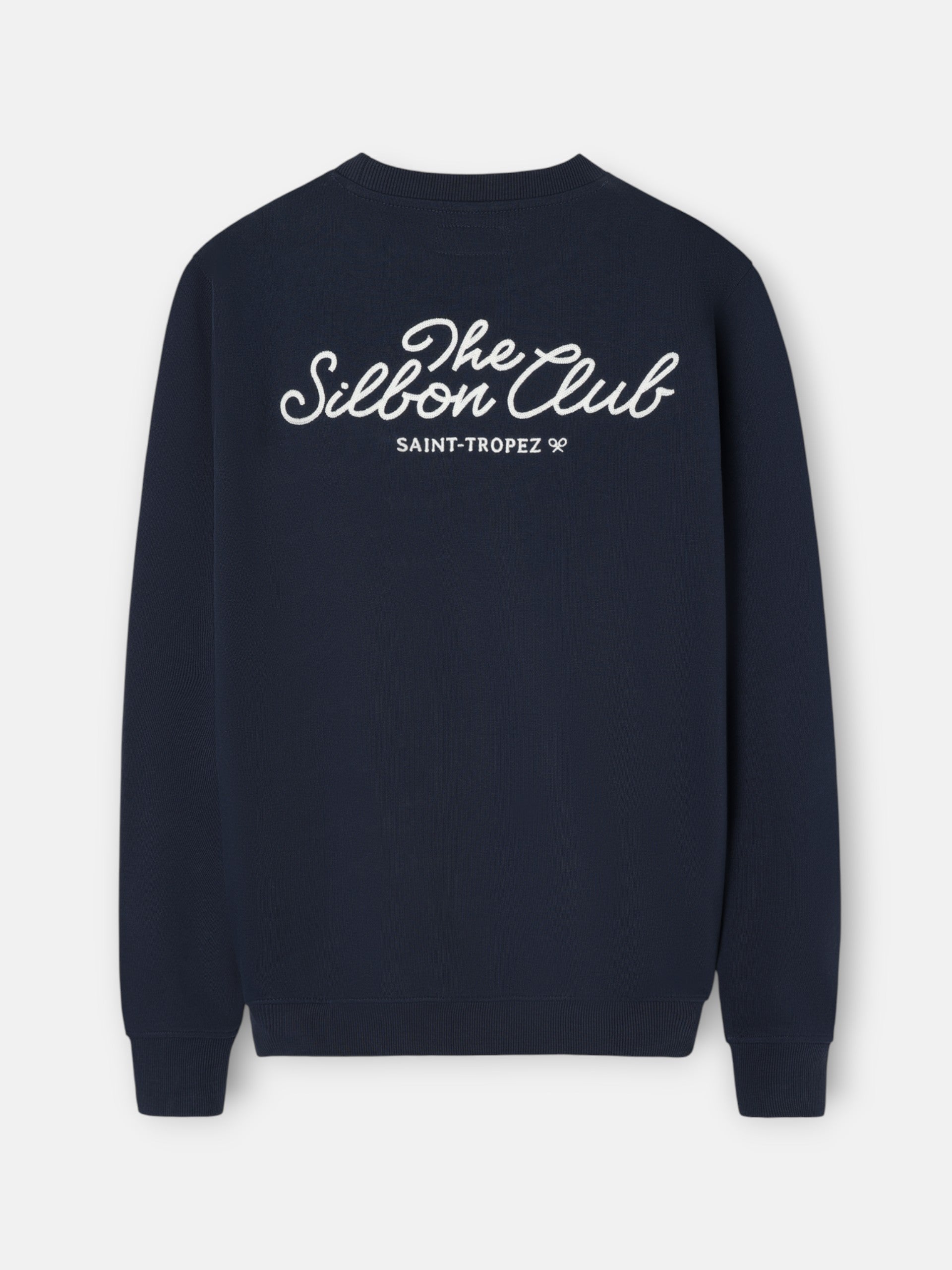 Navy blue Saint Tropez club sweatshirt