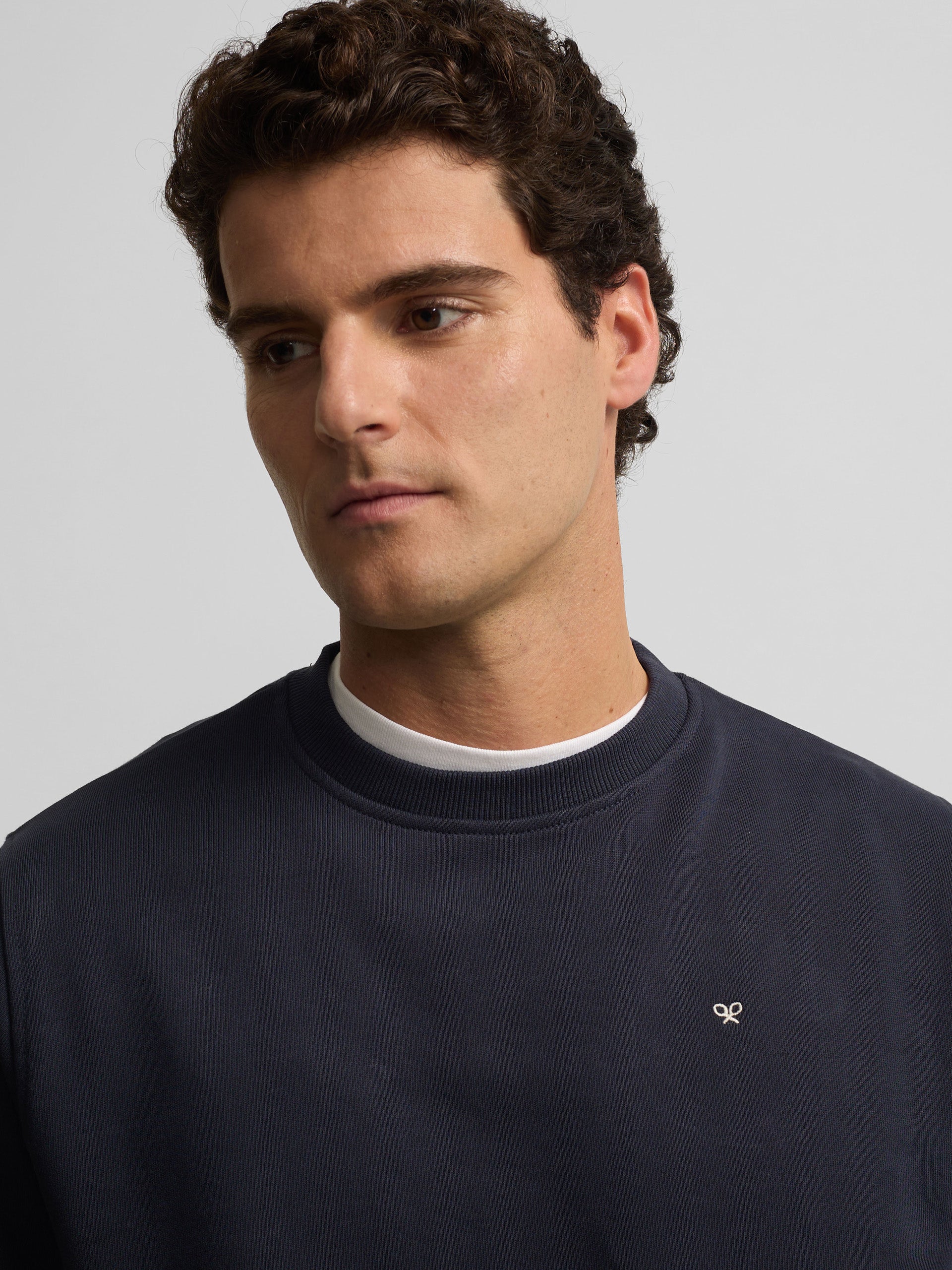 Navy blue Saint Tropez club sweatshirt