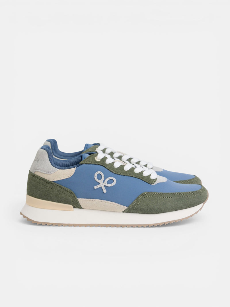 Zapatilla running raqueta verde