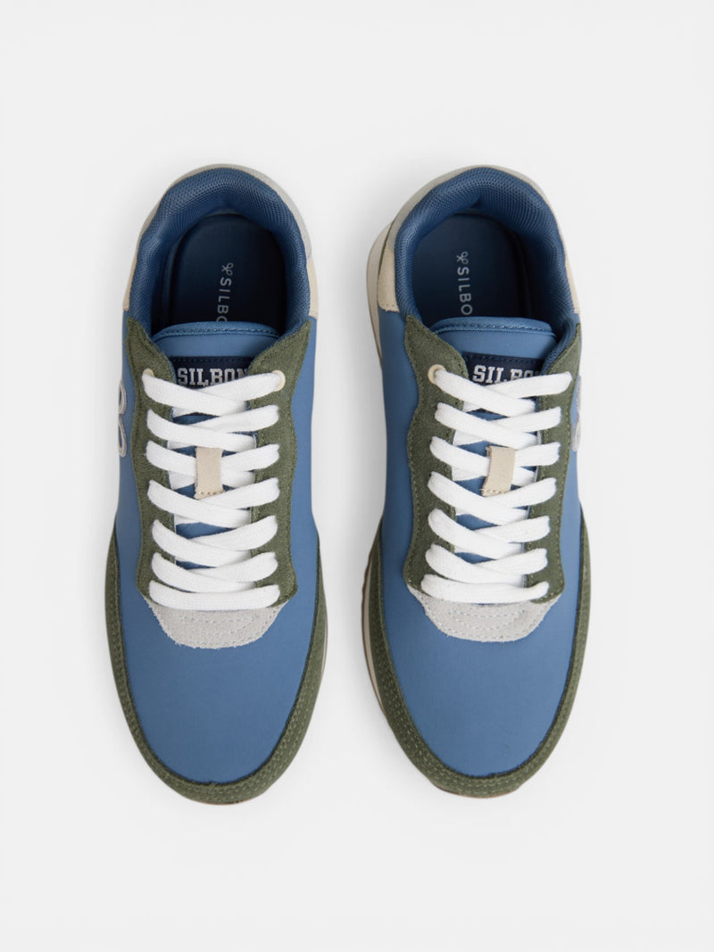 Zapatilla running raqueta verde