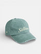 Casquette brodée vert moyen