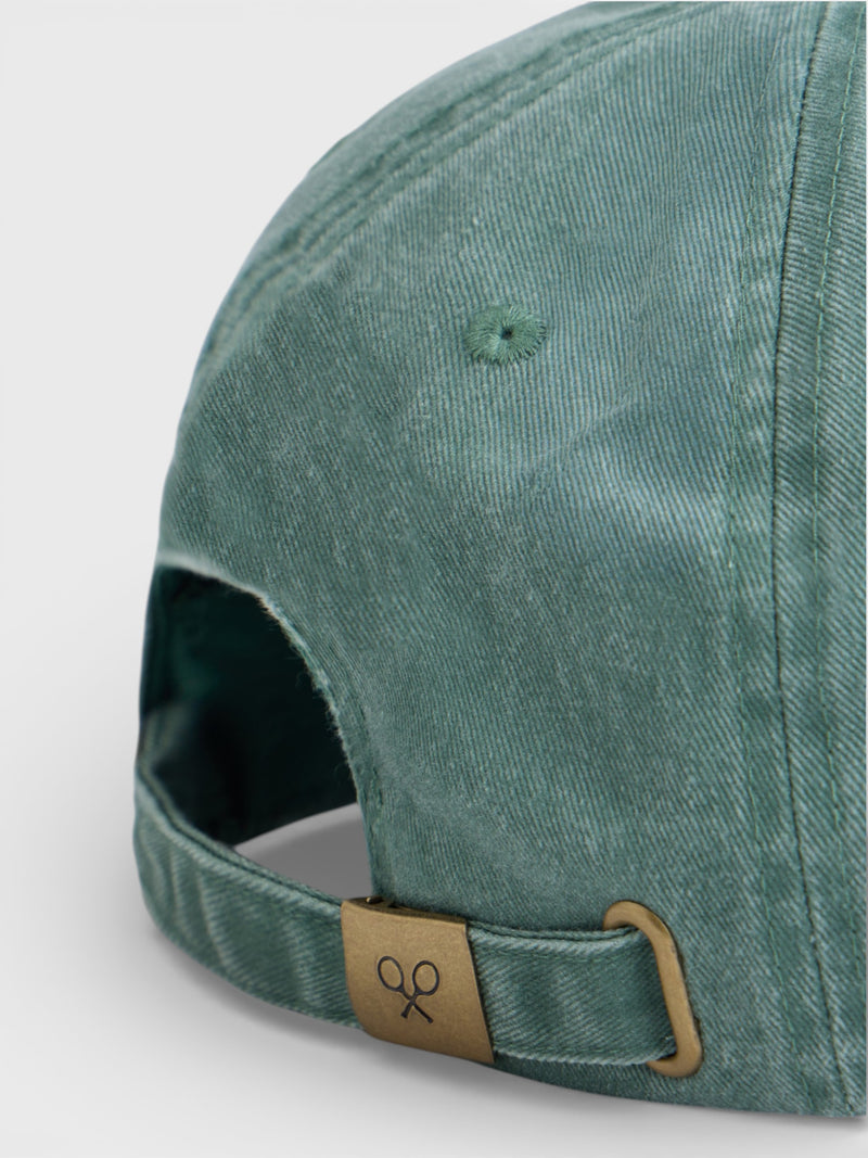 Gorra bordado medio verde