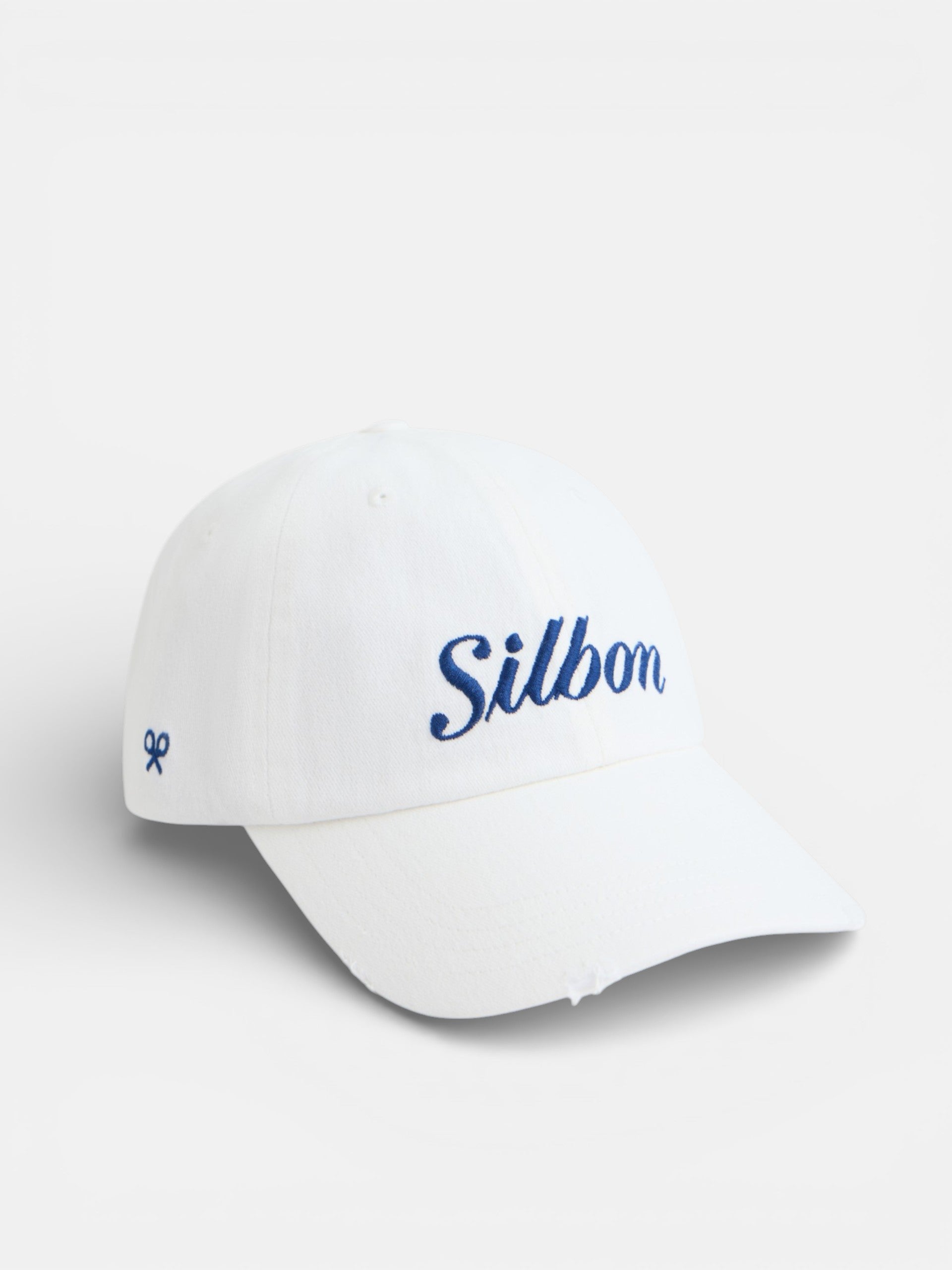 Medium stone embroidered cap
