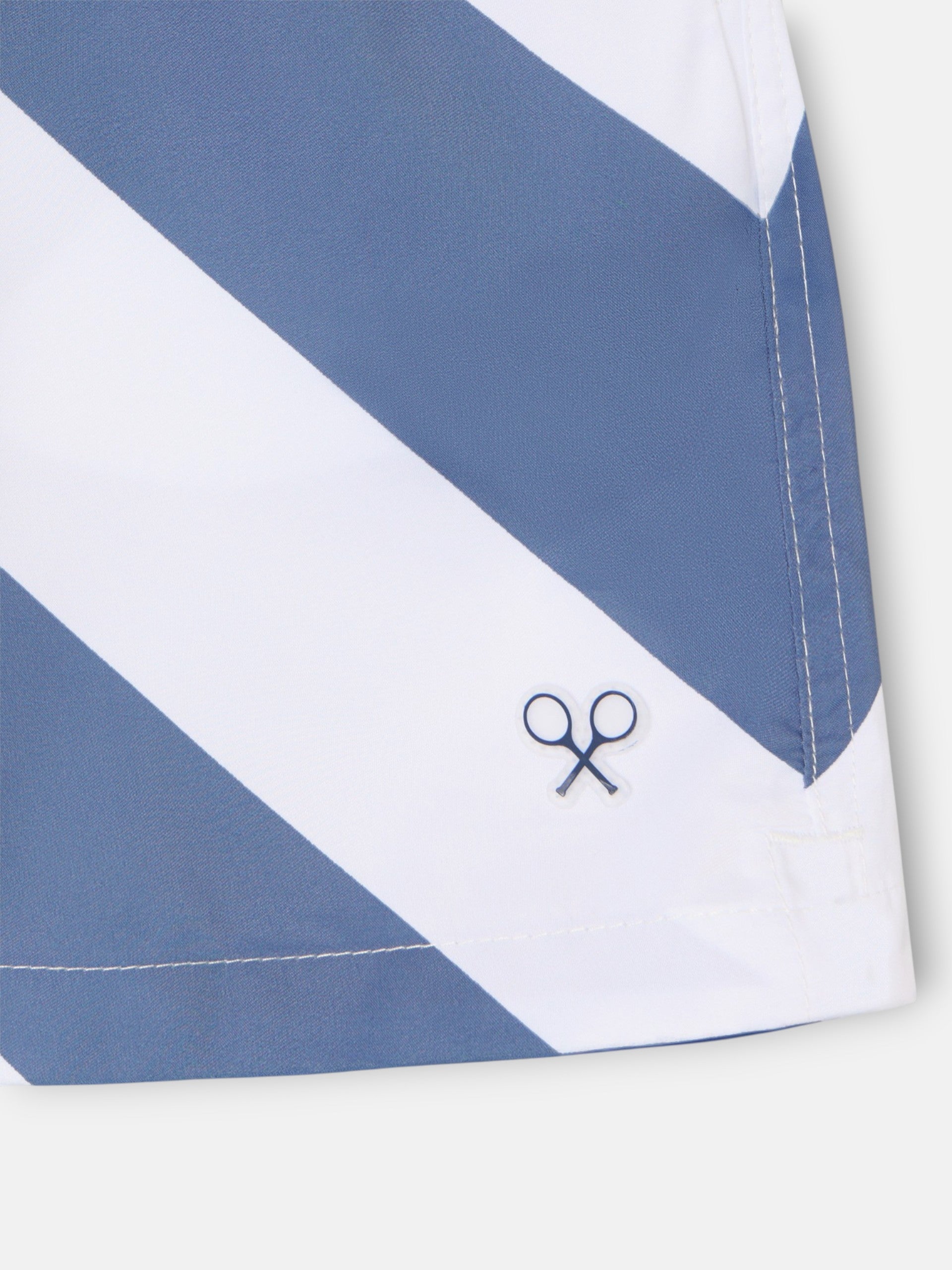Maillot de bain à rayures bleues