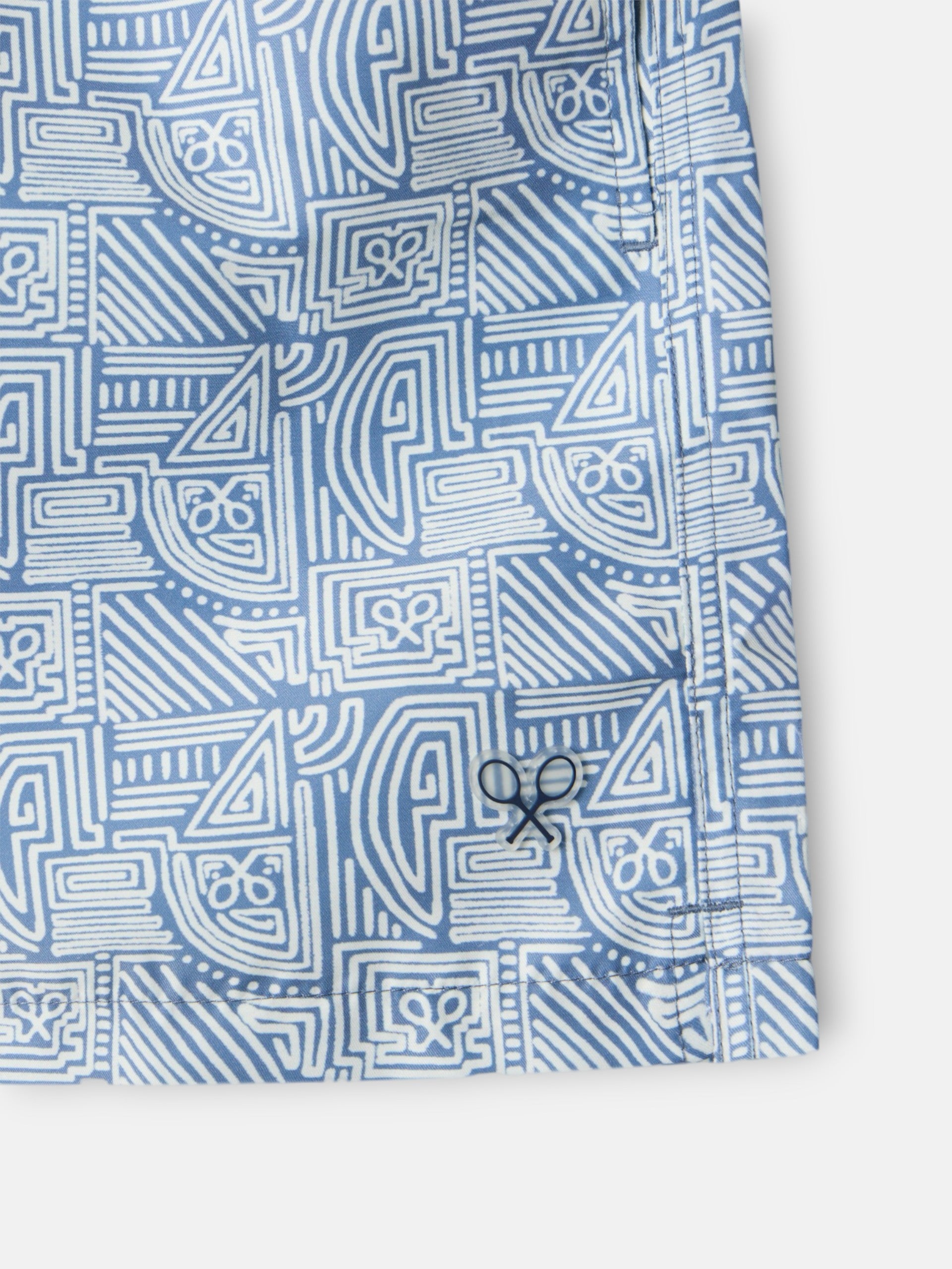 Maillot de bain géométrique SB bleu clair