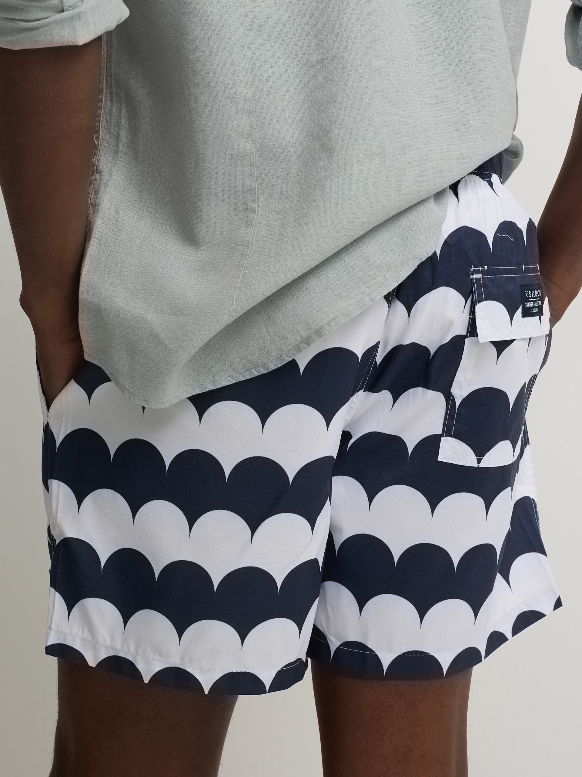 Bañador maxiolas azul marino