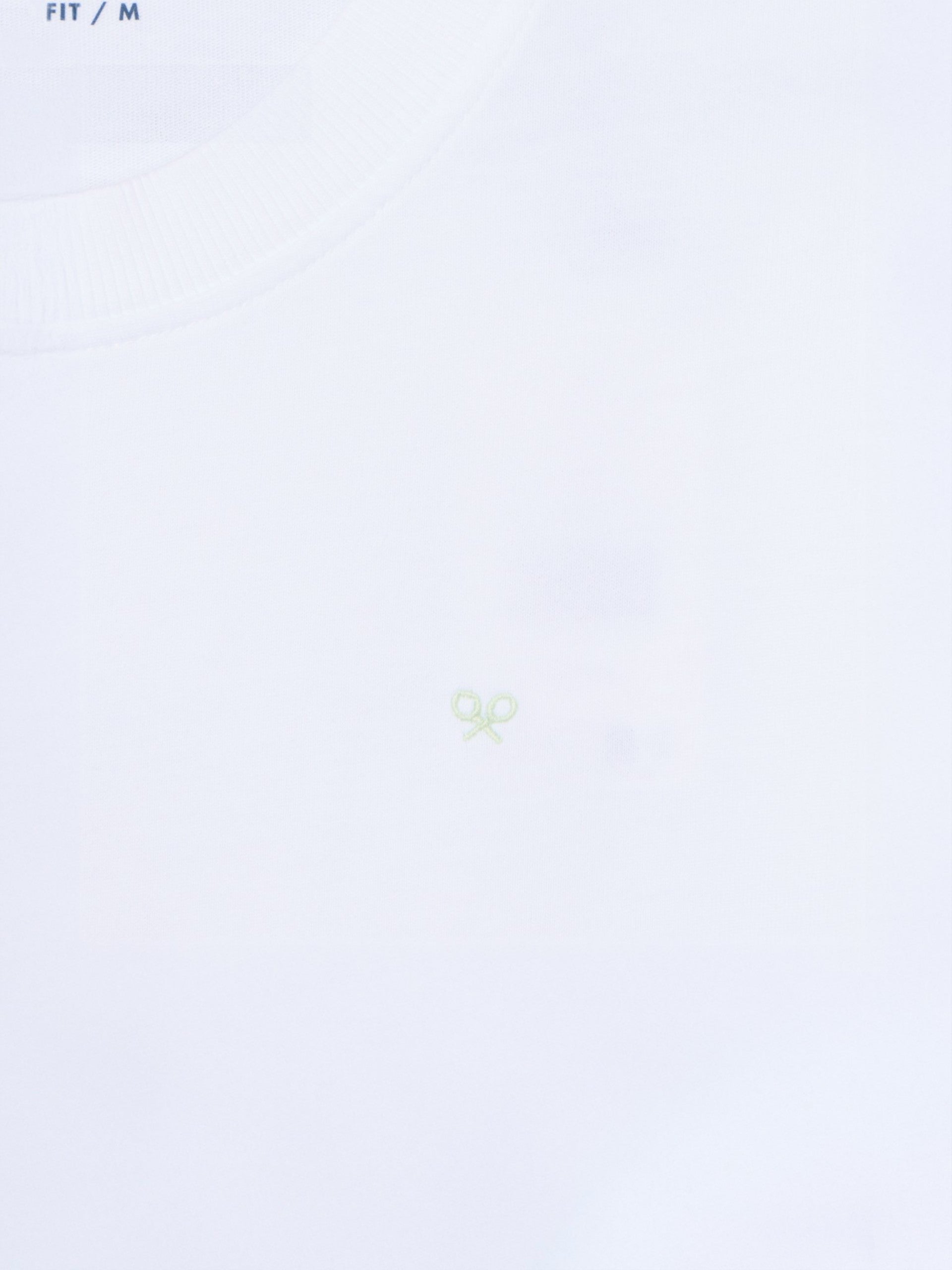 T-shirt coupe décontractée plans de surf blanc