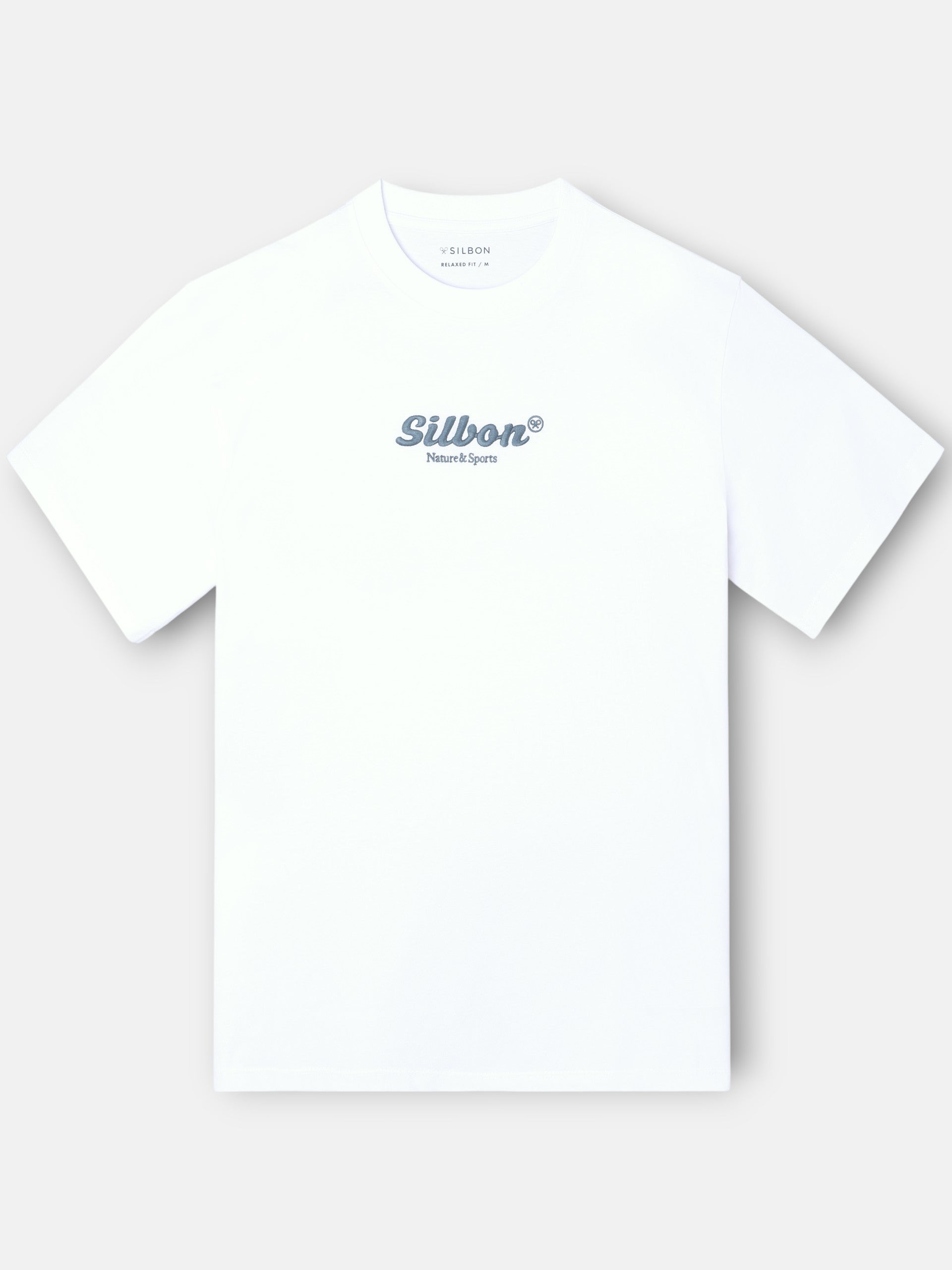 T-shirt Silbon nature blanc