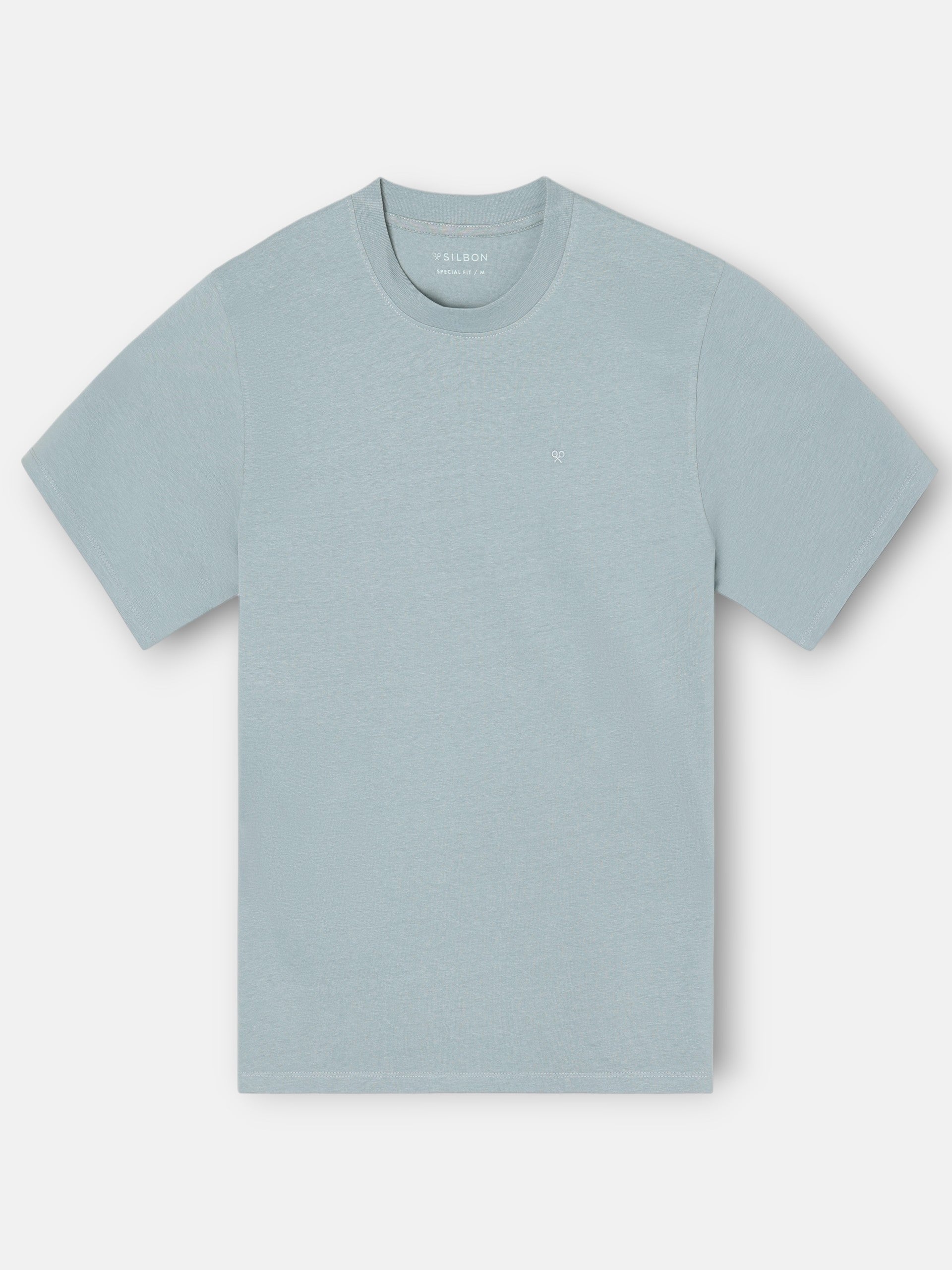 Camiseta special fit Silbon sunset party aguamarina