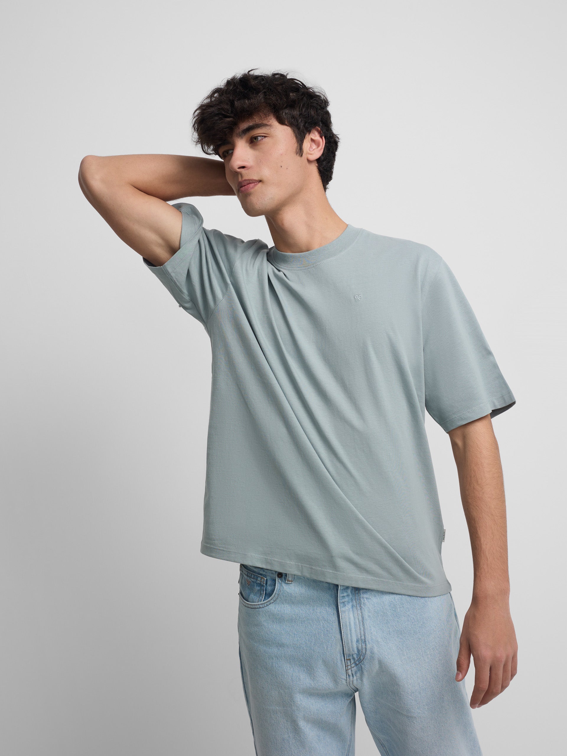 Camiseta special fit Silbon sunset party aguamarina