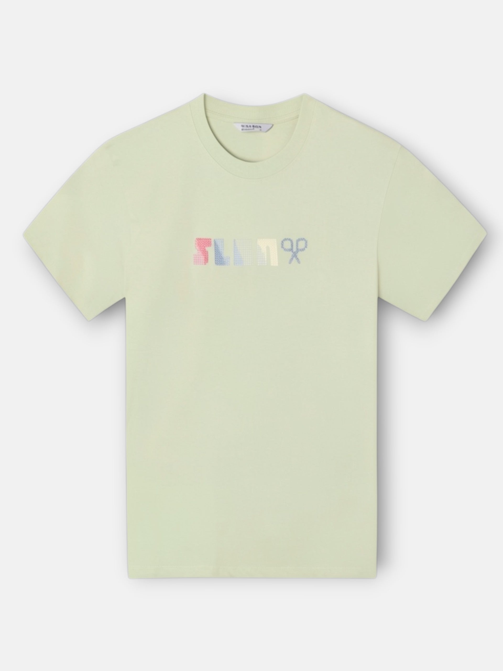 T-shirt coupe décontractée slbn cross vert clair