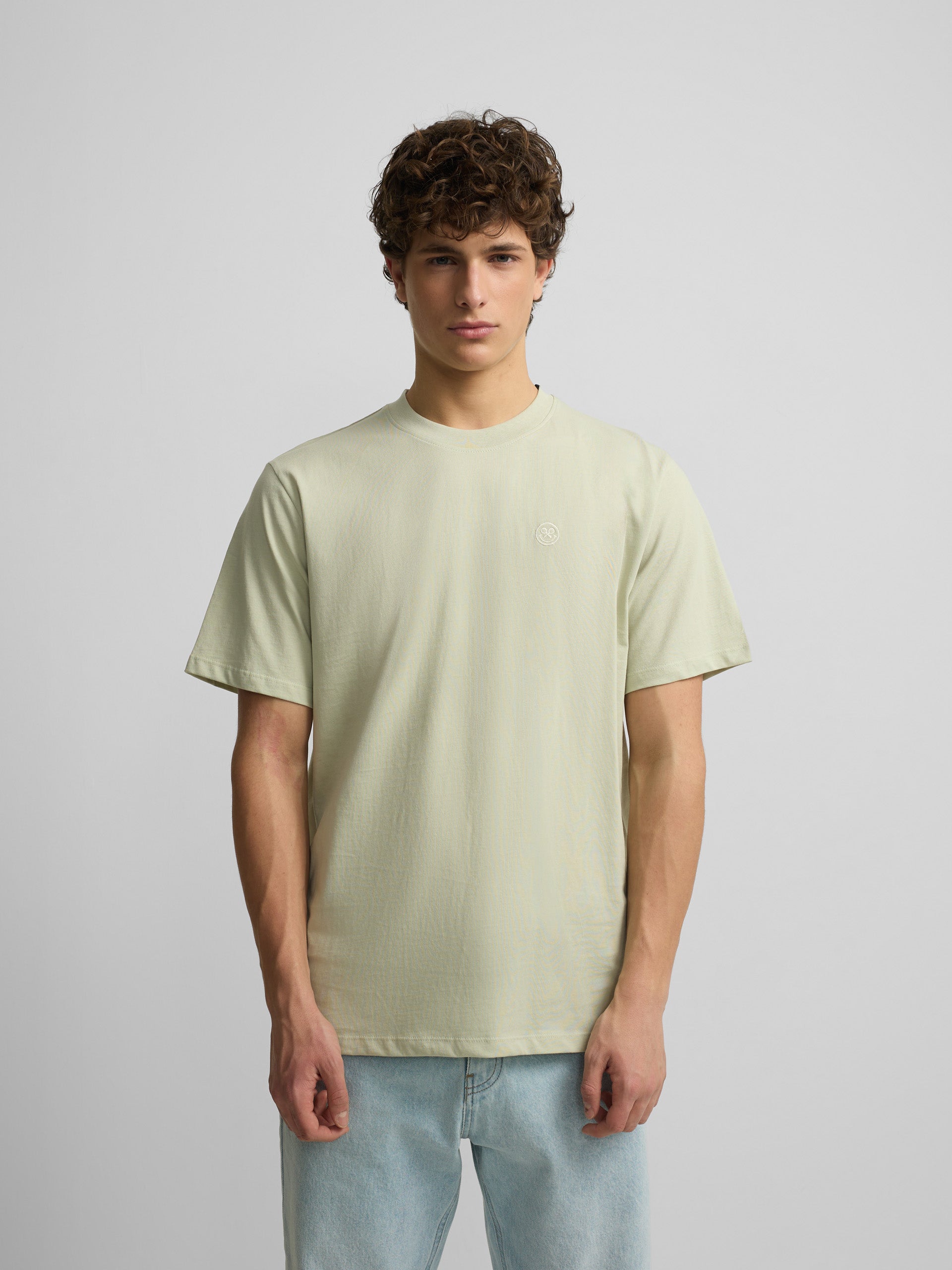 T-shirt summer games vert clair