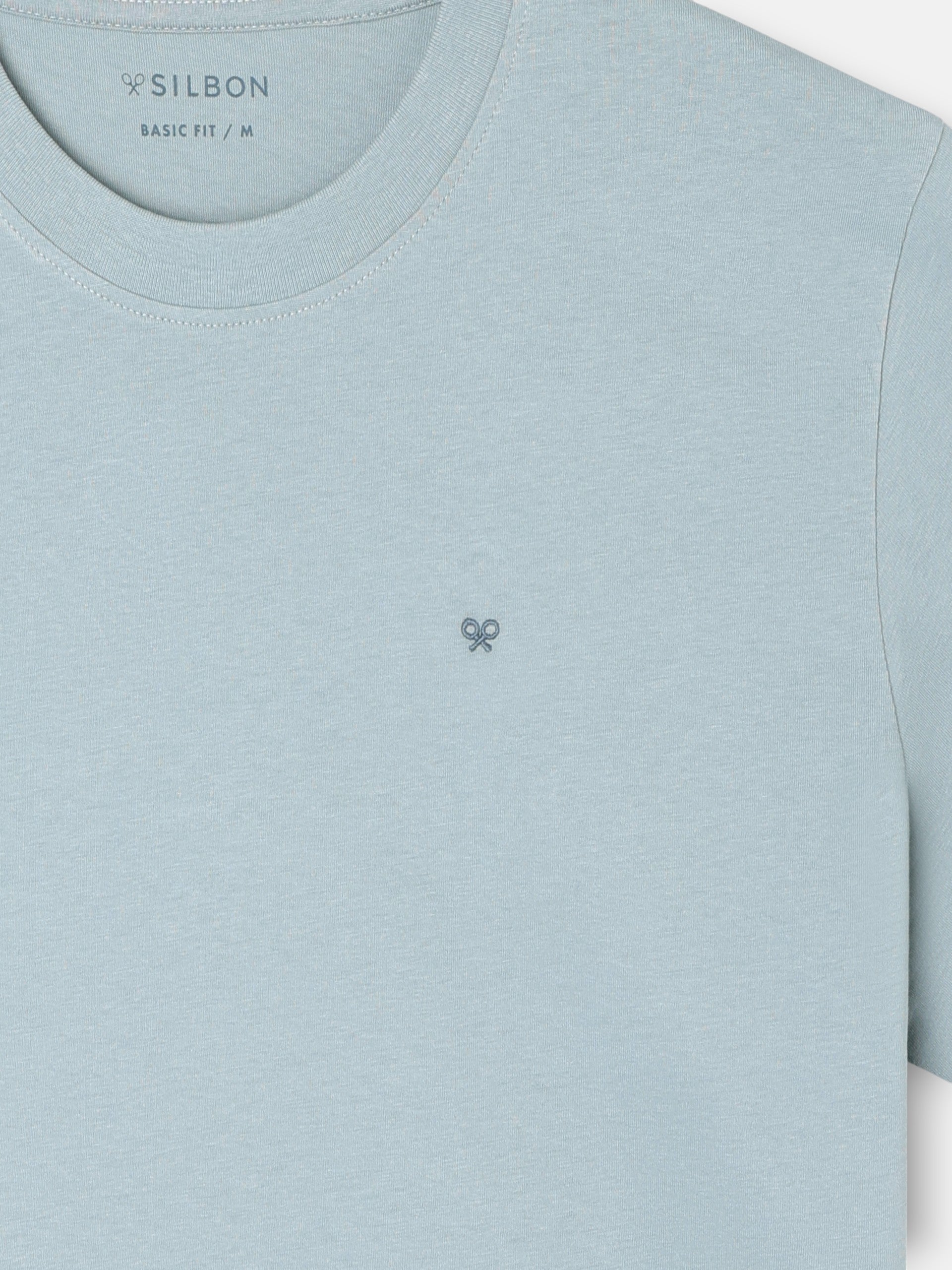 Camisola slow summer verde cinzento
