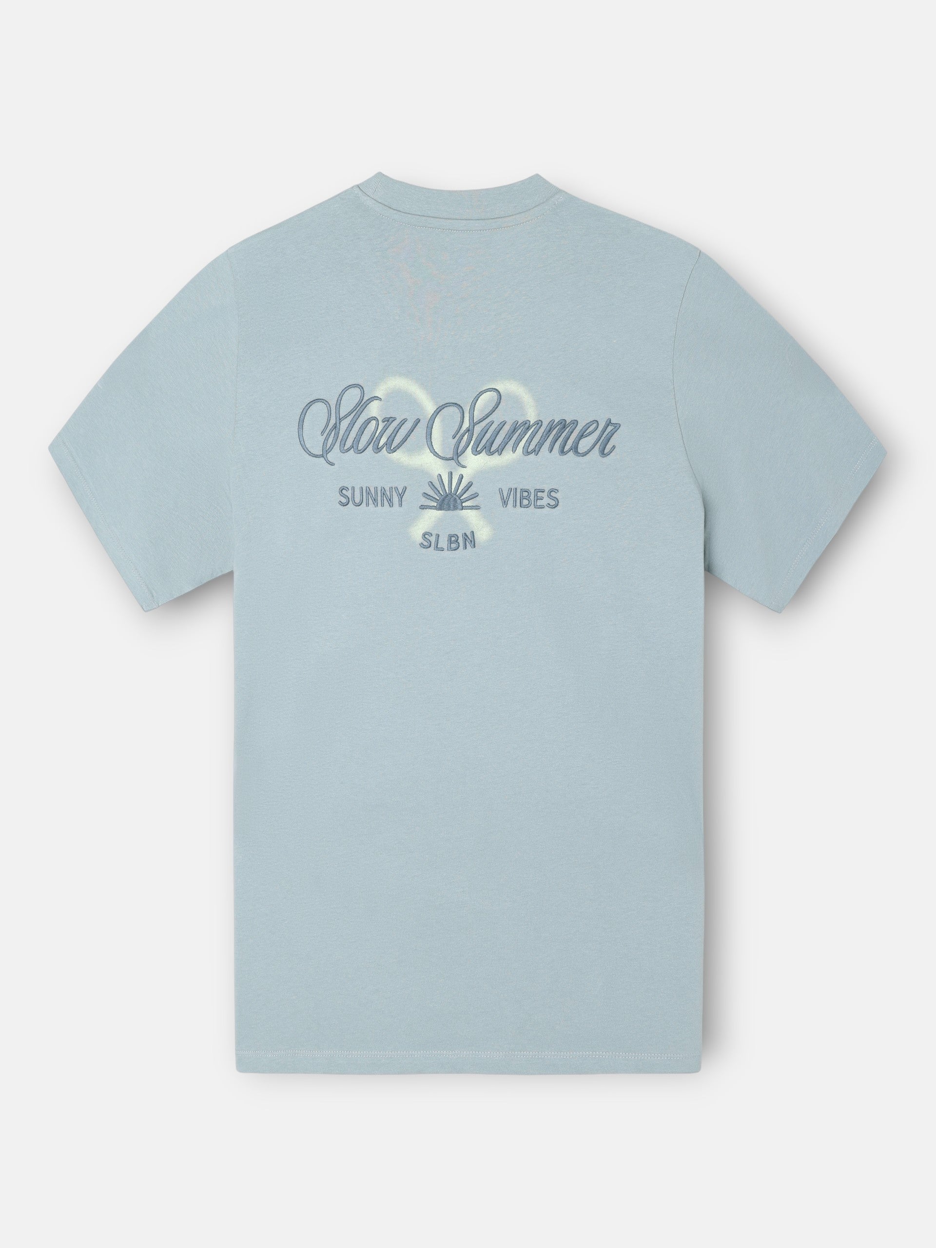 Camisola slow summer verde cinzento