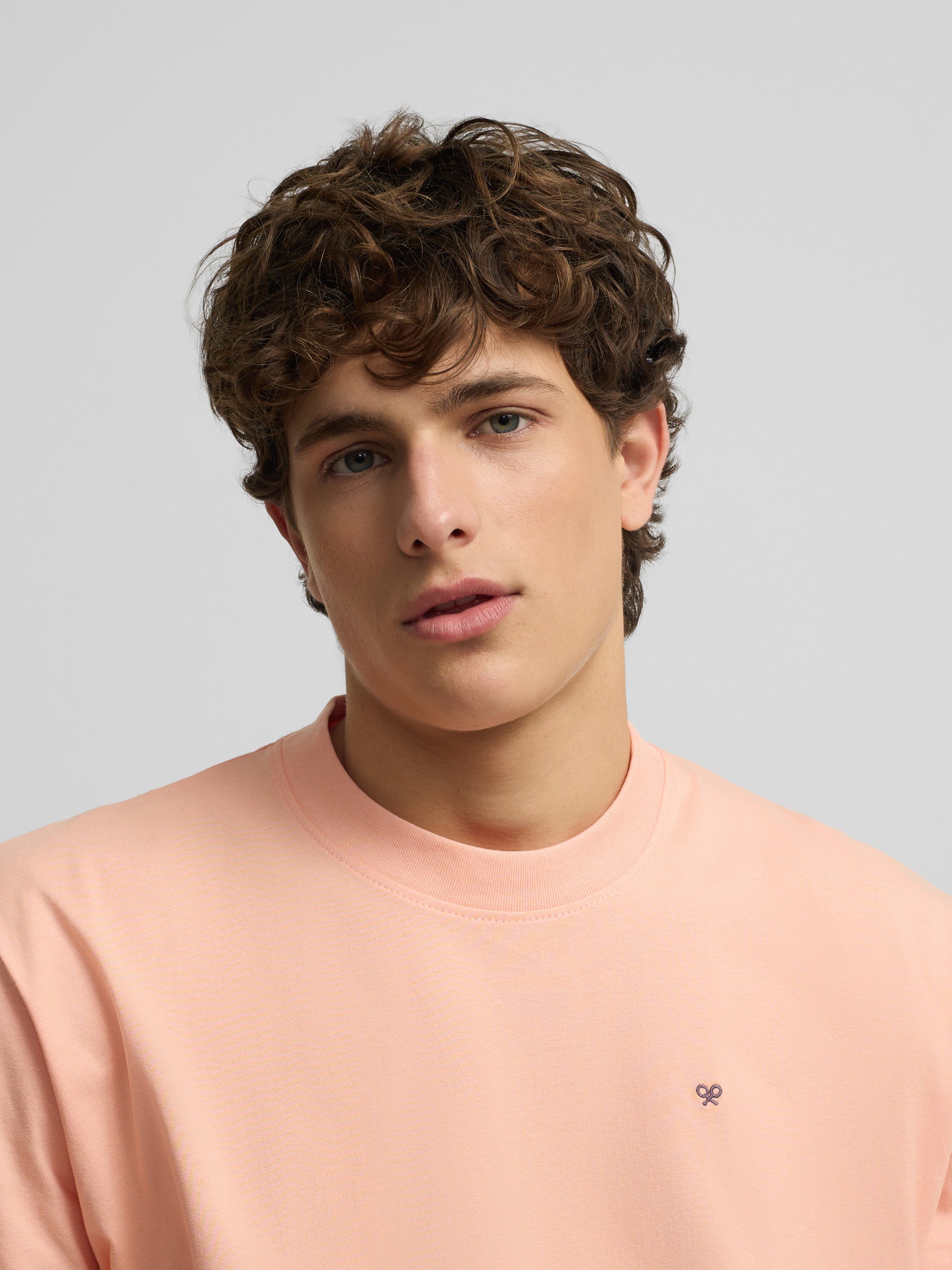 Camiseta special fit Silbon sunset party coral
