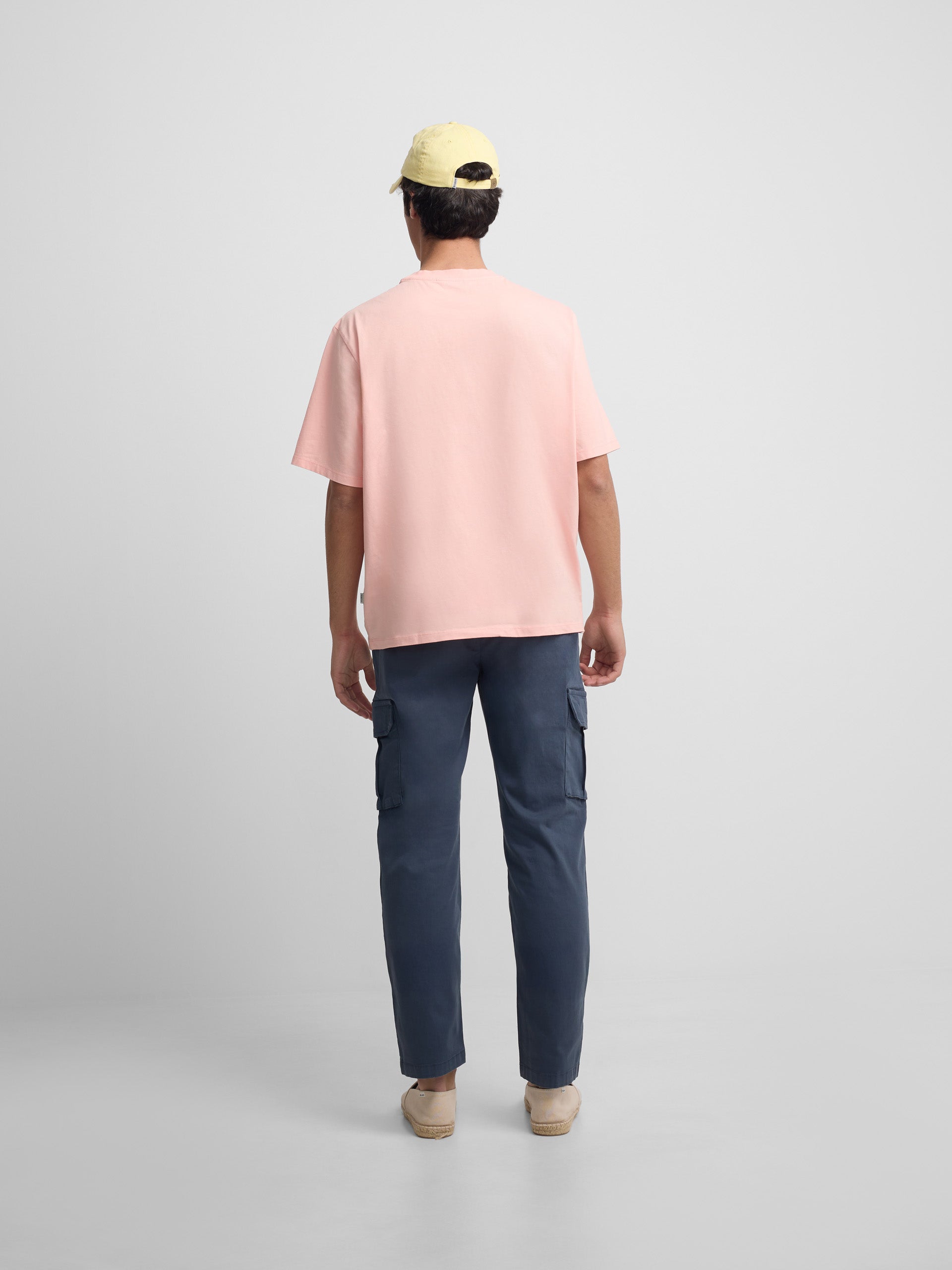 T-shirt coupe spéciale minilogo patch corail