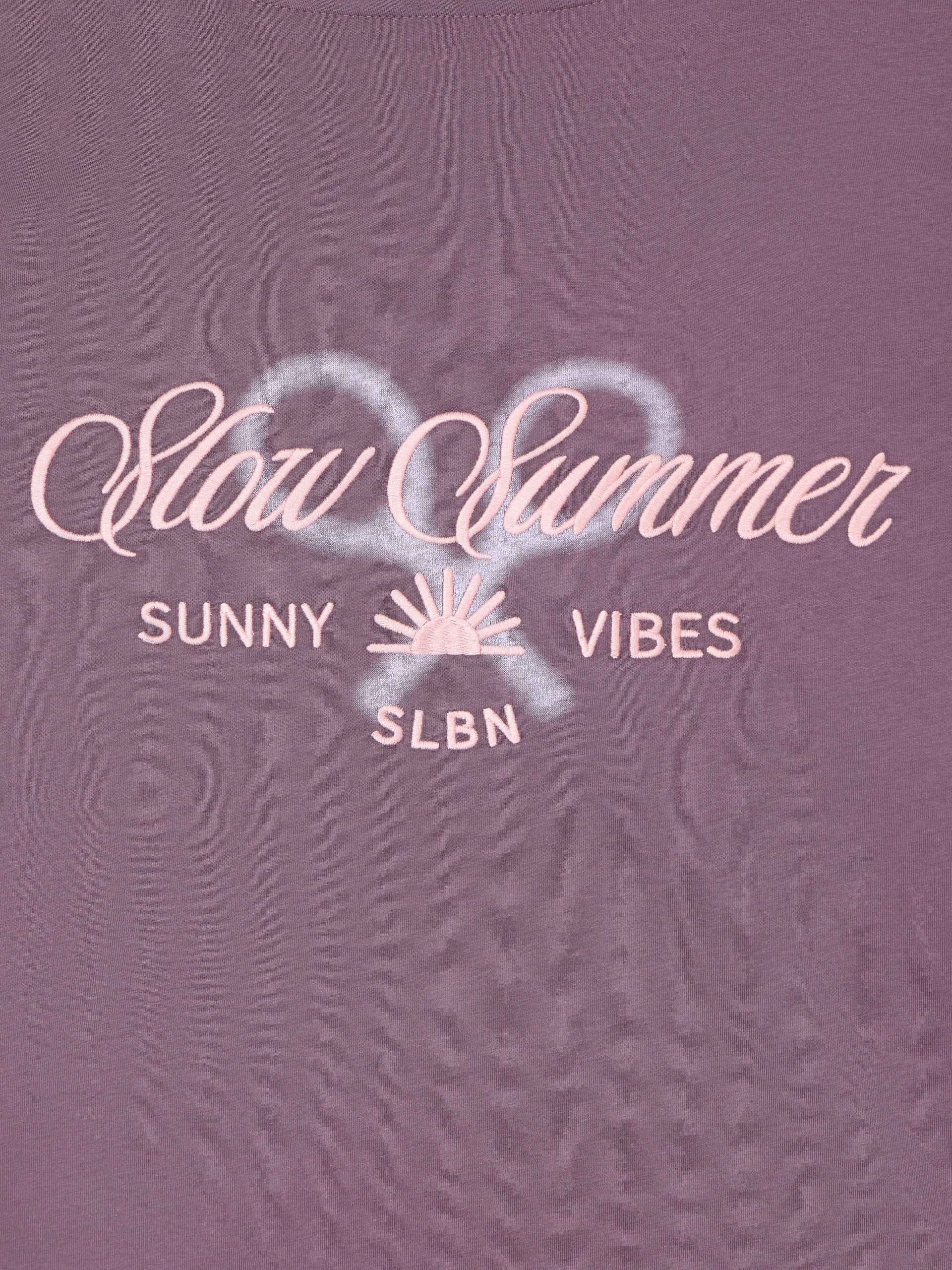Camisola slow summer púrpura